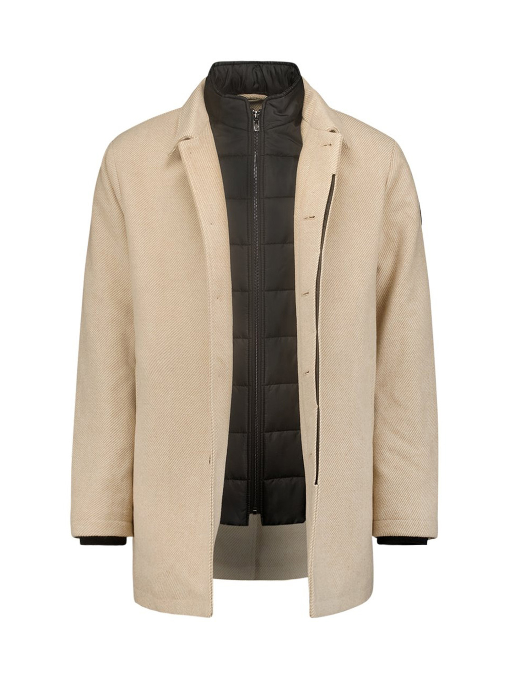 ΑΝΔΡΙΚΟ ΜΑΛΛΙΝΟ ΠΑΛΤΟ ΜΕ ΕΠΕΝΔΥΣΗ 0