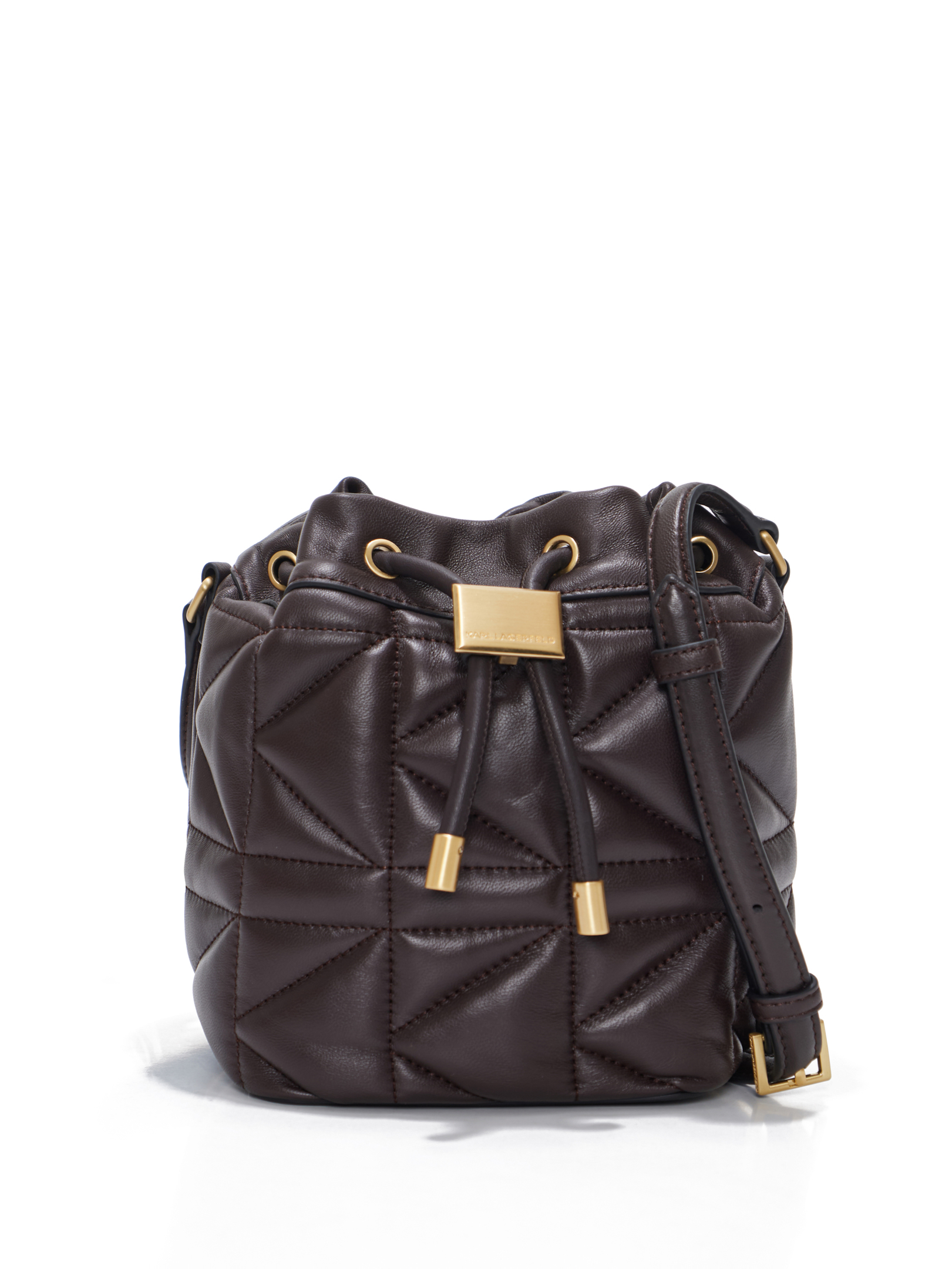 ΓΥΝΑΙΚΕΙΑ ΔΕΡΜΑΤΙΝΗ BUCKET ΤΣΑΝΤΑ K/KUILT  0