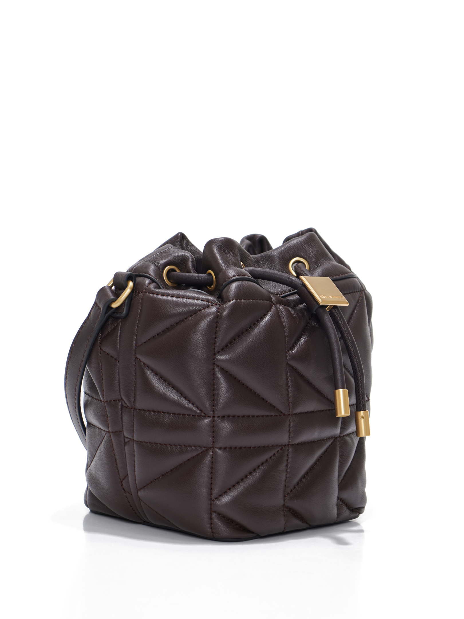 ΓΥΝΑΙΚΕΙΑ ΔΕΡΜΑΤΙΝΗ BUCKET ΤΣΑΝΤΑ K/KUILT  2