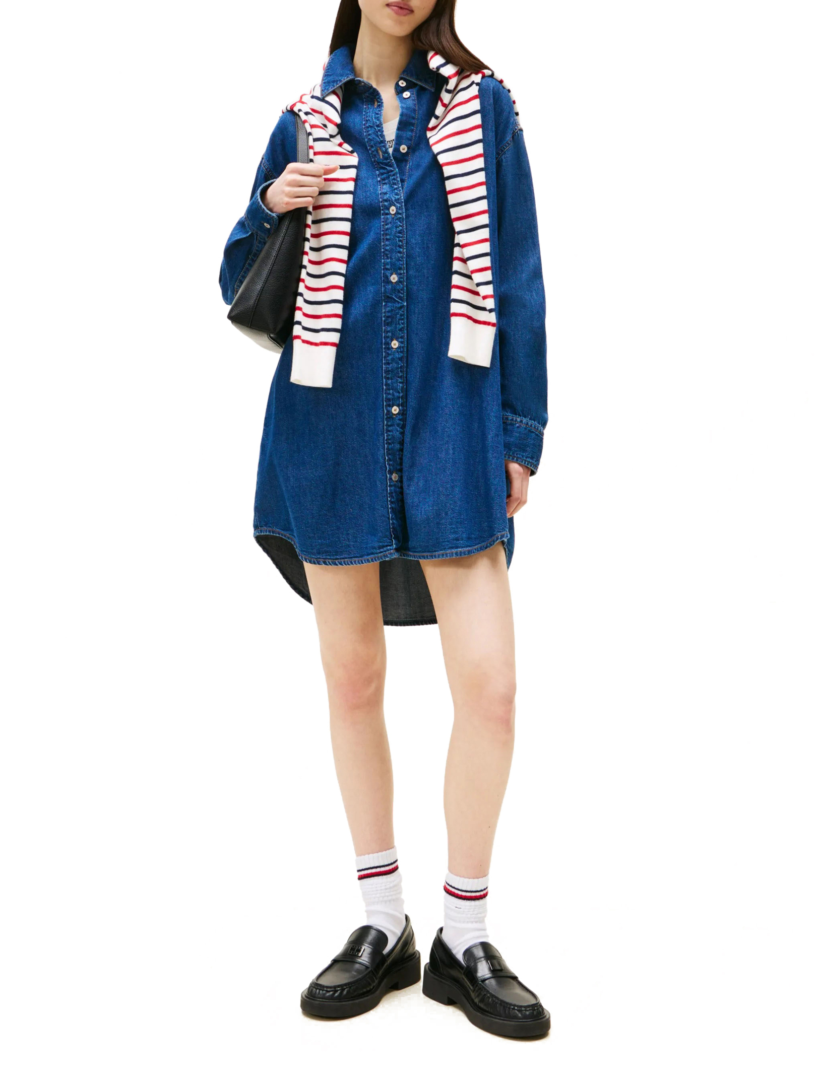 ΜΙΝΙ DENIM ΦΟΡΕΜΑ-ΠΟΥΚΑΜΙΣΑ 1