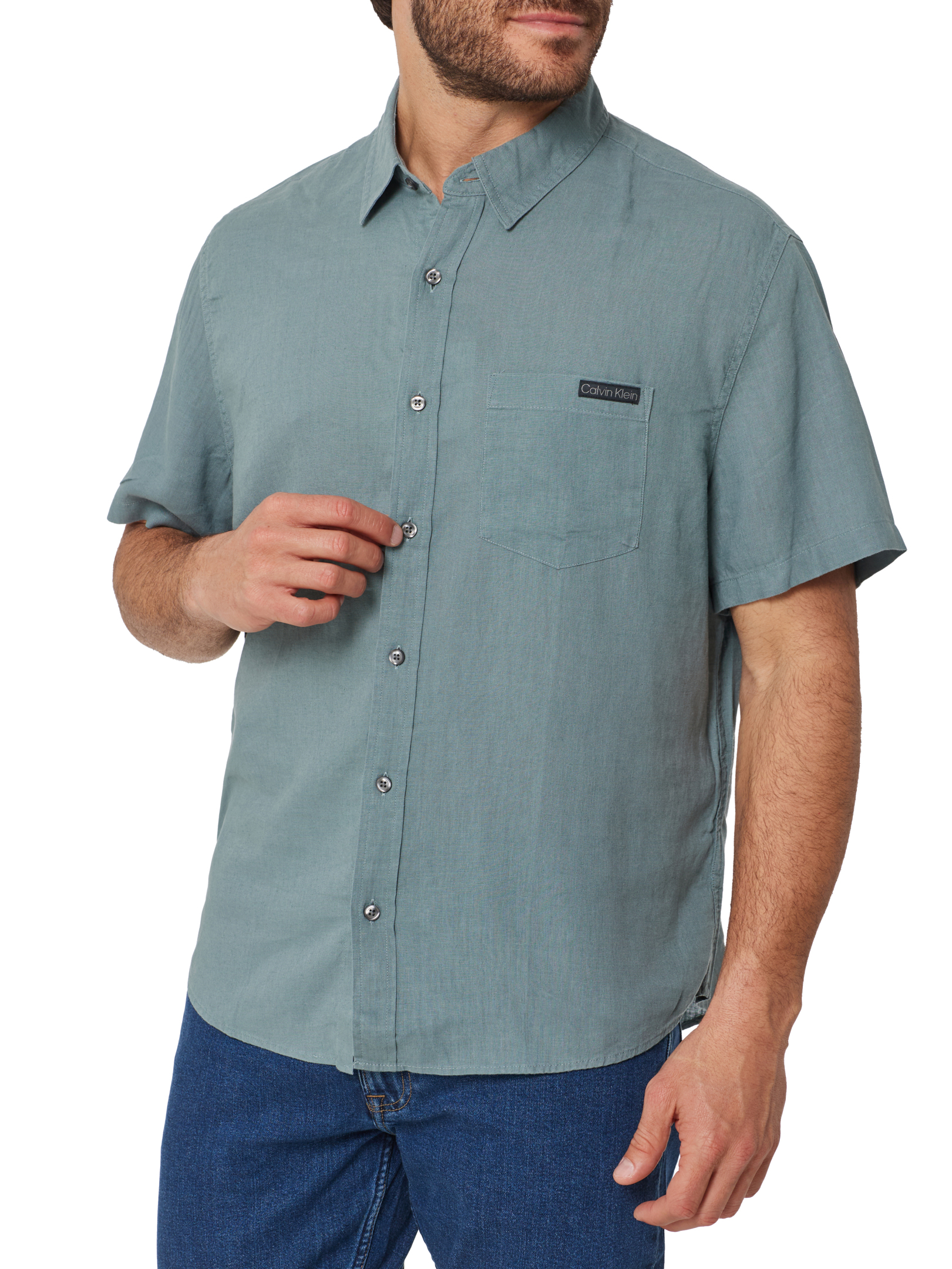 ΑΝΔΡΙΚΟ ΛΙΝΟ ΚΟΝΤΟΜΑΝΙΚΟ ΠΟΥΚΑΜΙΣΟ 1