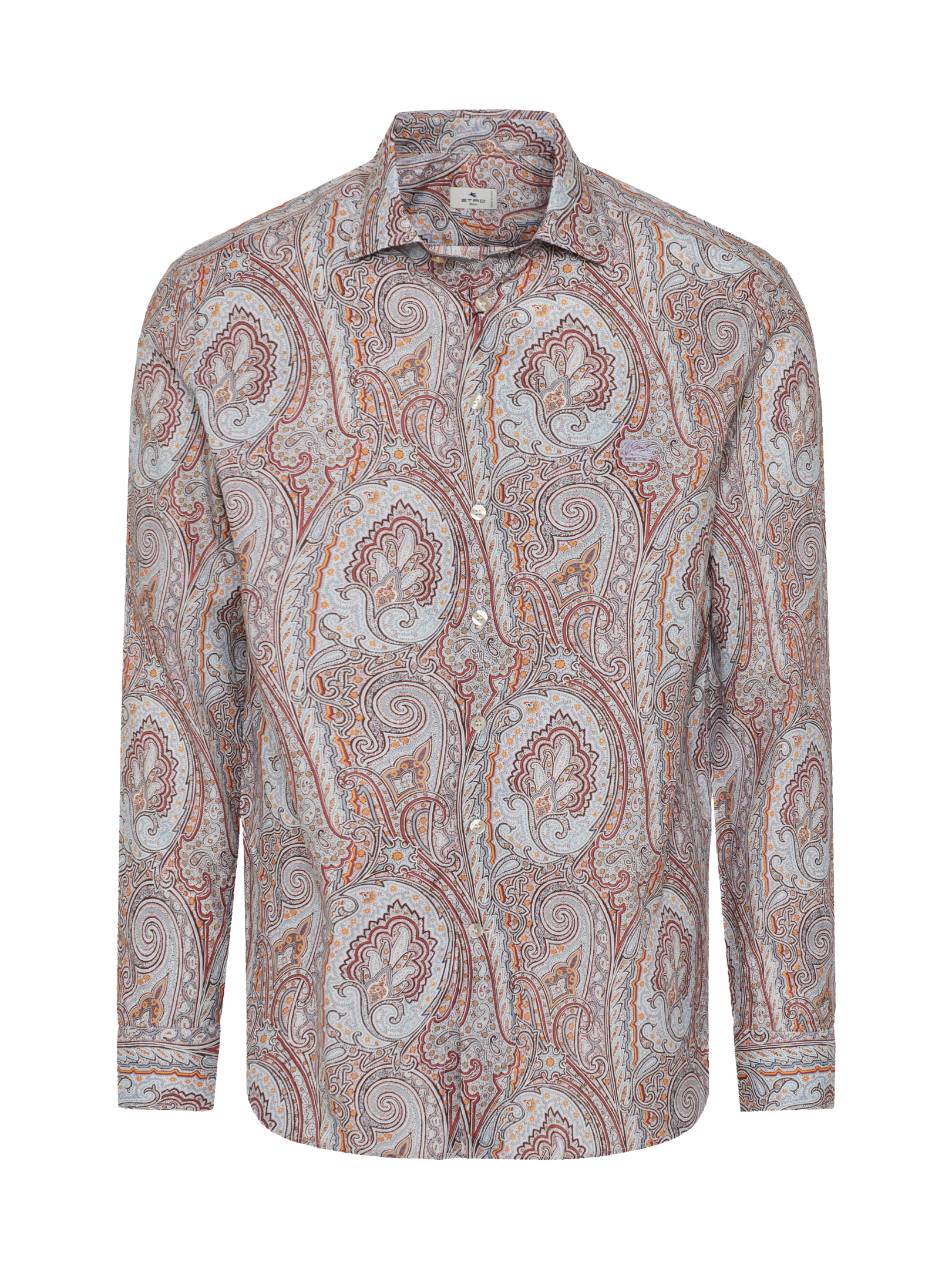 SHIRT ROMA LOGO X0830-PRINT ON GREY BASE 1