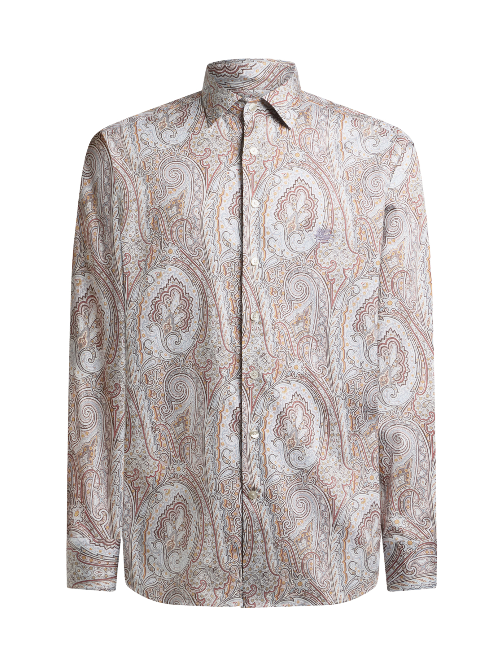 SHIRT ROMA LOGO X0830-PRINT ON GREY BASE 0