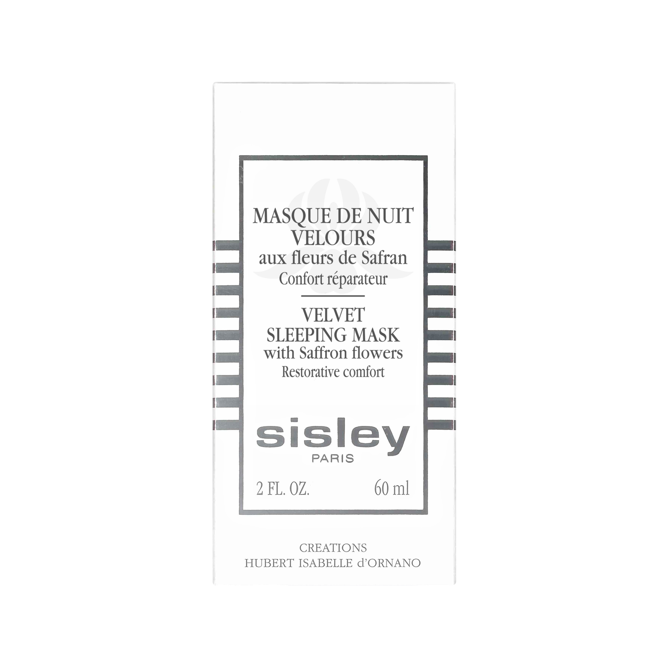 VELVET SLEEPING MASK WITH SAFFRON FLOWERS 1