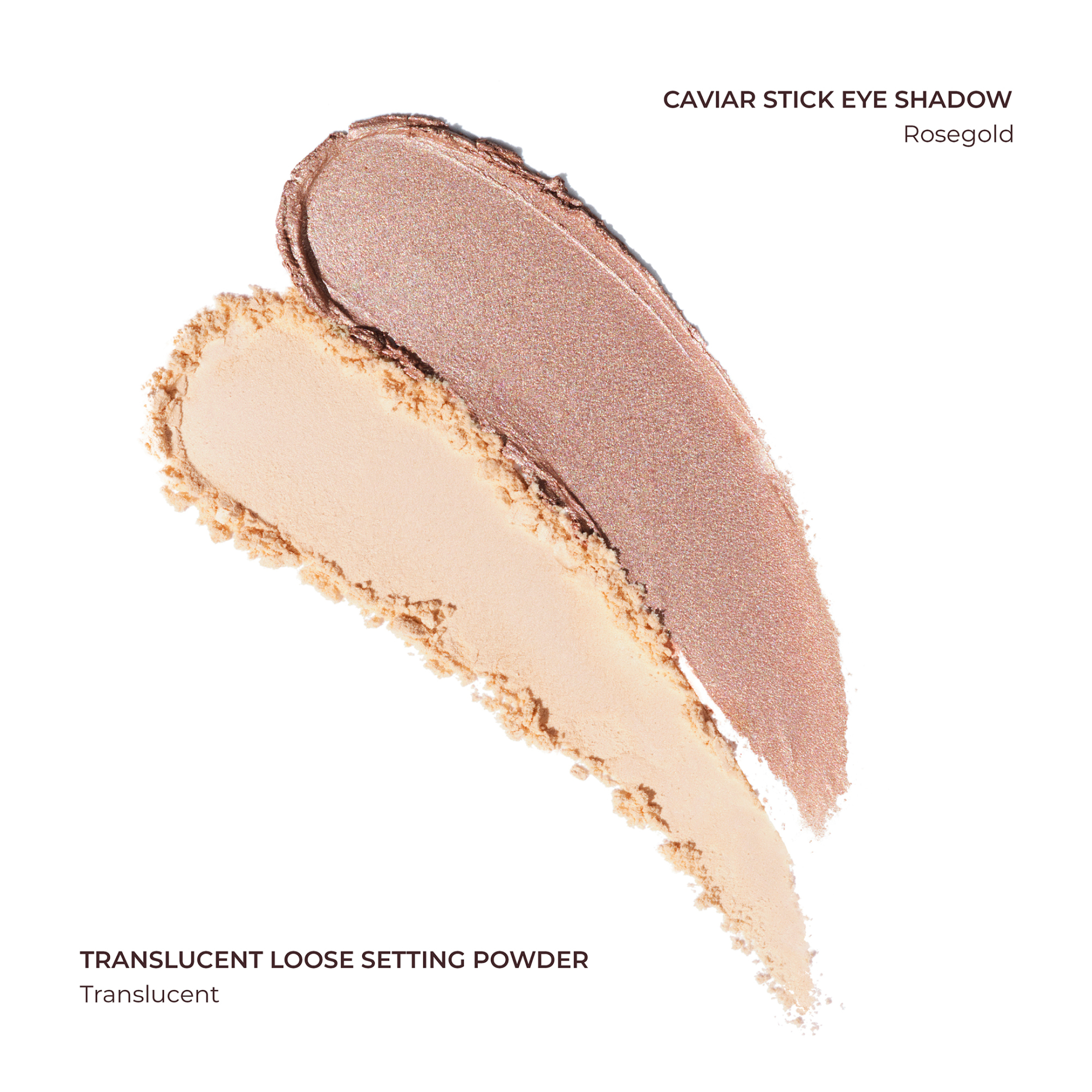 TRANSLUCENT LOOSE SETTING POWDER TONE UP AND MINI CAVIAR STICK EYE SHADOW SET 1