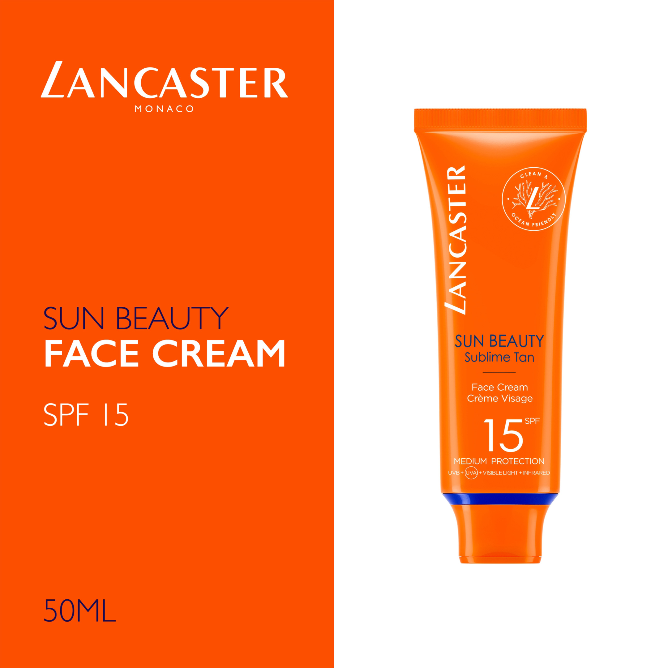 LANCASTER SUN BEAUTY FACE CREAM SPF15 3
