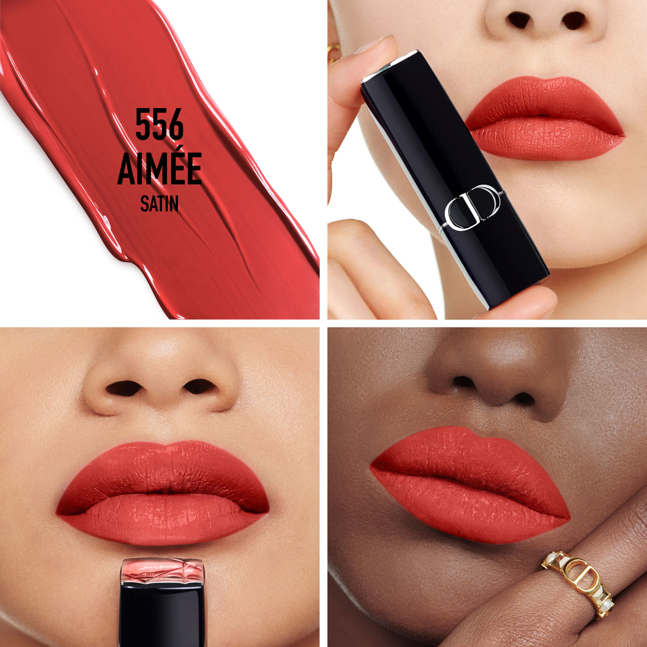 ROUGE DIOR LIPSTICK - COMFORT AND LONG WEAR - HYDRATING FLORAL LIP CARE 3