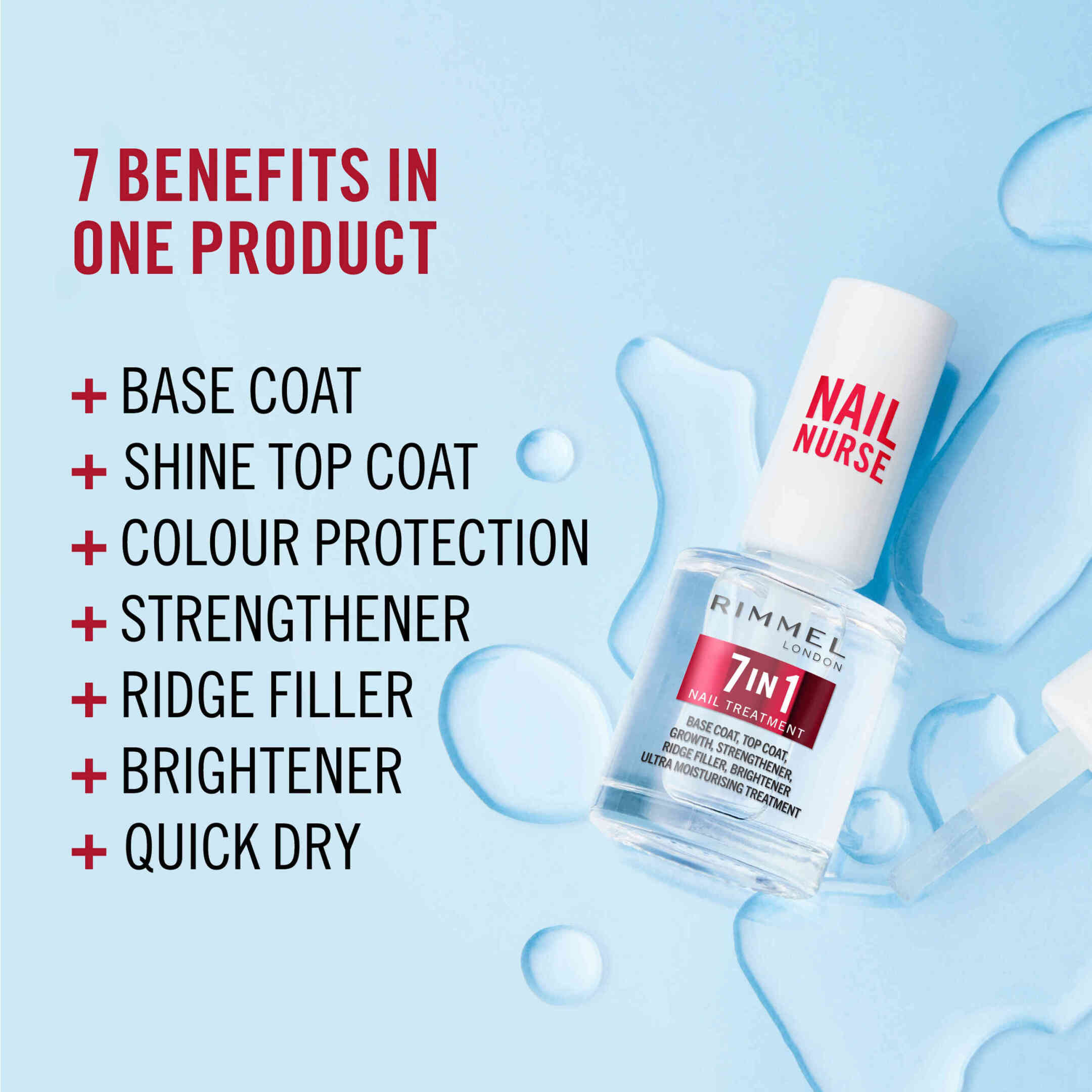 LONDON NAIL CARE 7 IN 1 MULTI BENEFIT BASE & TOP COAT 4