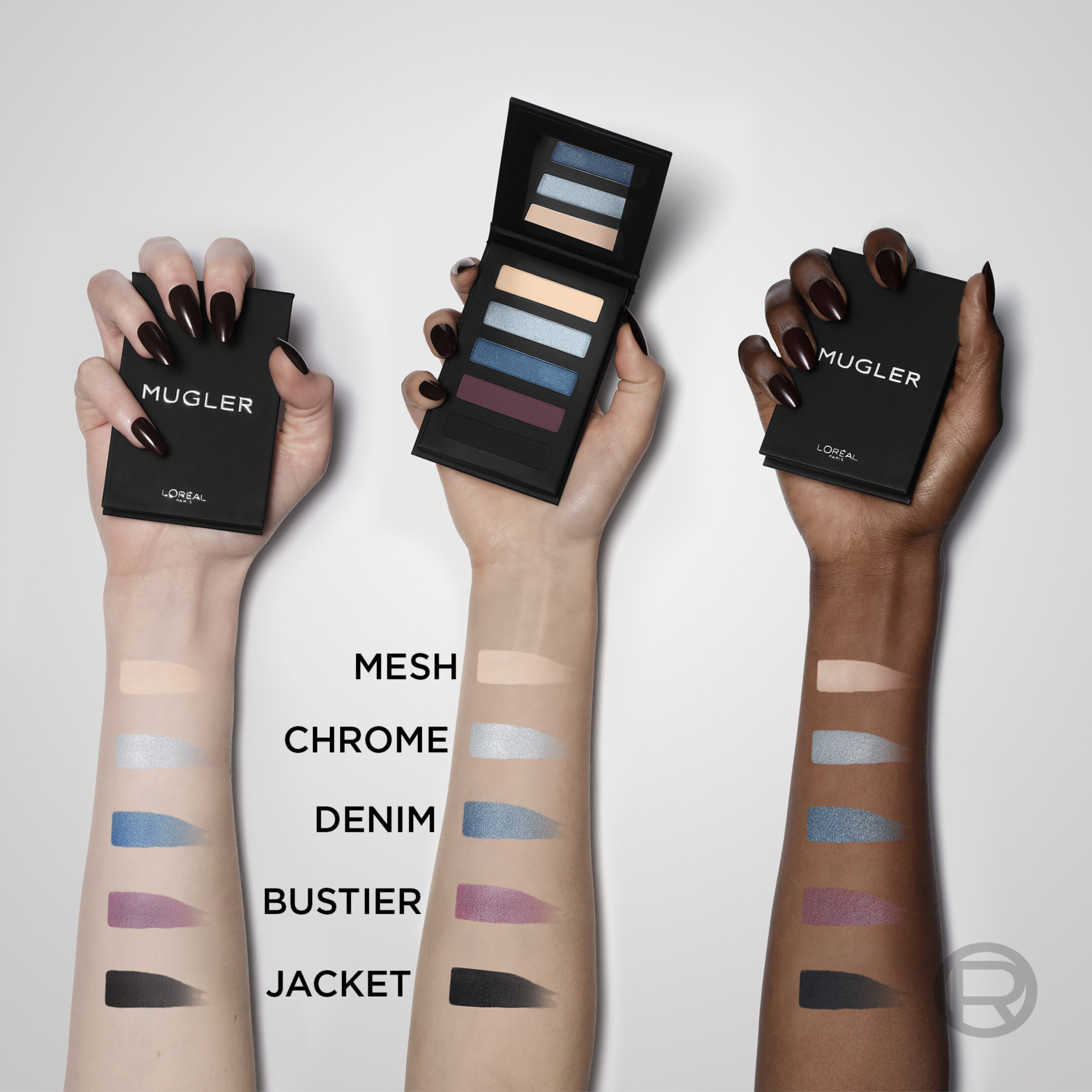 L'ORÉAL PARIS X MUGLER SPECTRUM EYESHADOW PALETTE MIDNIGHT 6