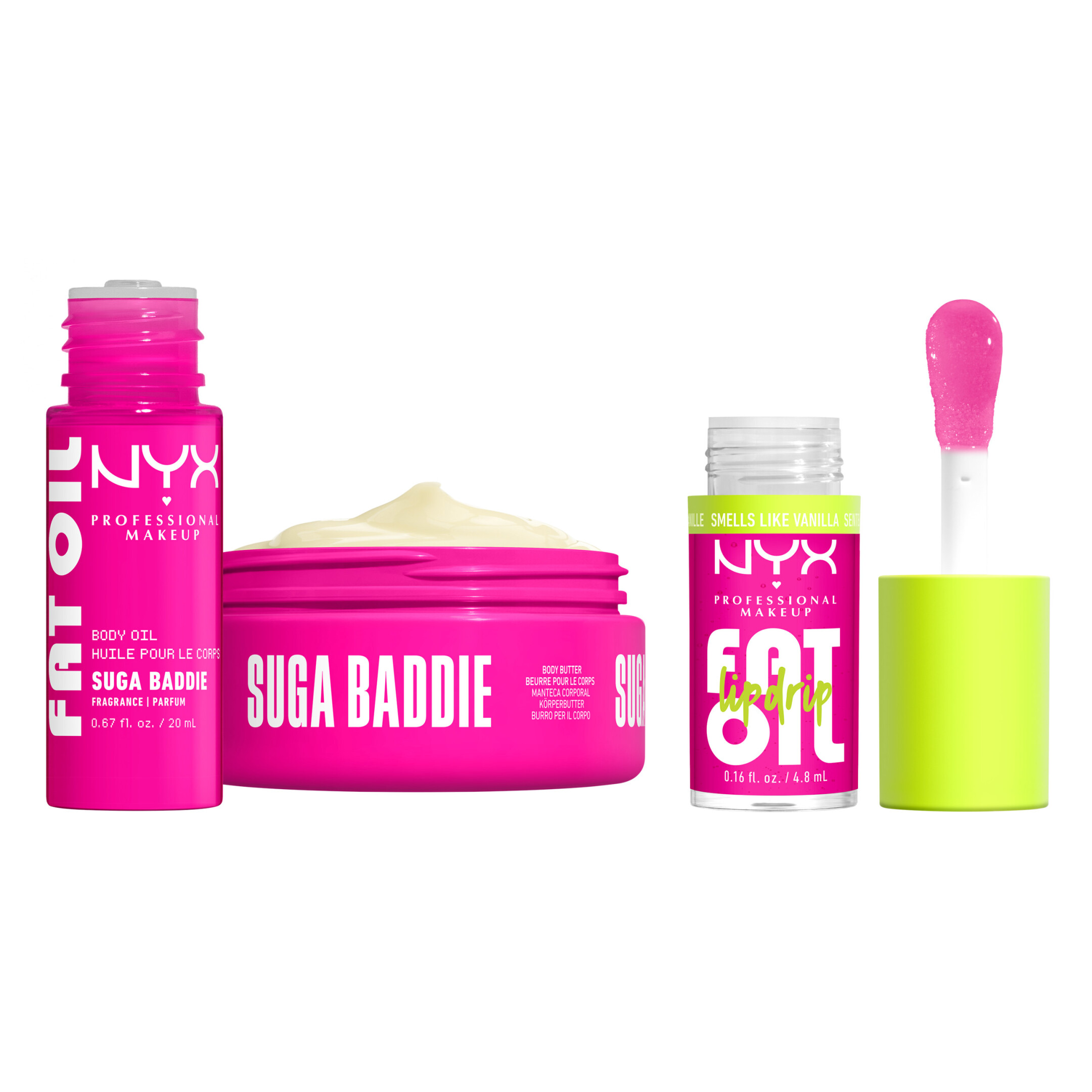FAT OIL LIP & BODY KIT SUGA BADDIE 1