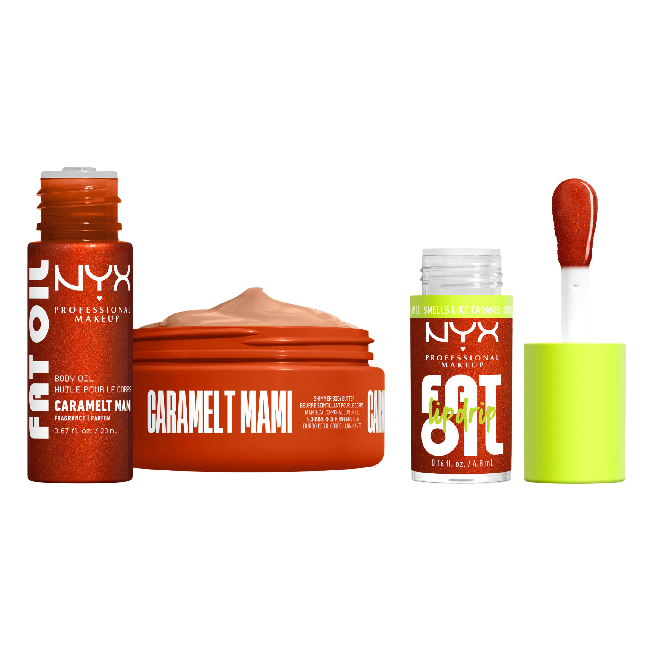 FAT OIL LIP & BODY KIT CARAMELT MAMI 1