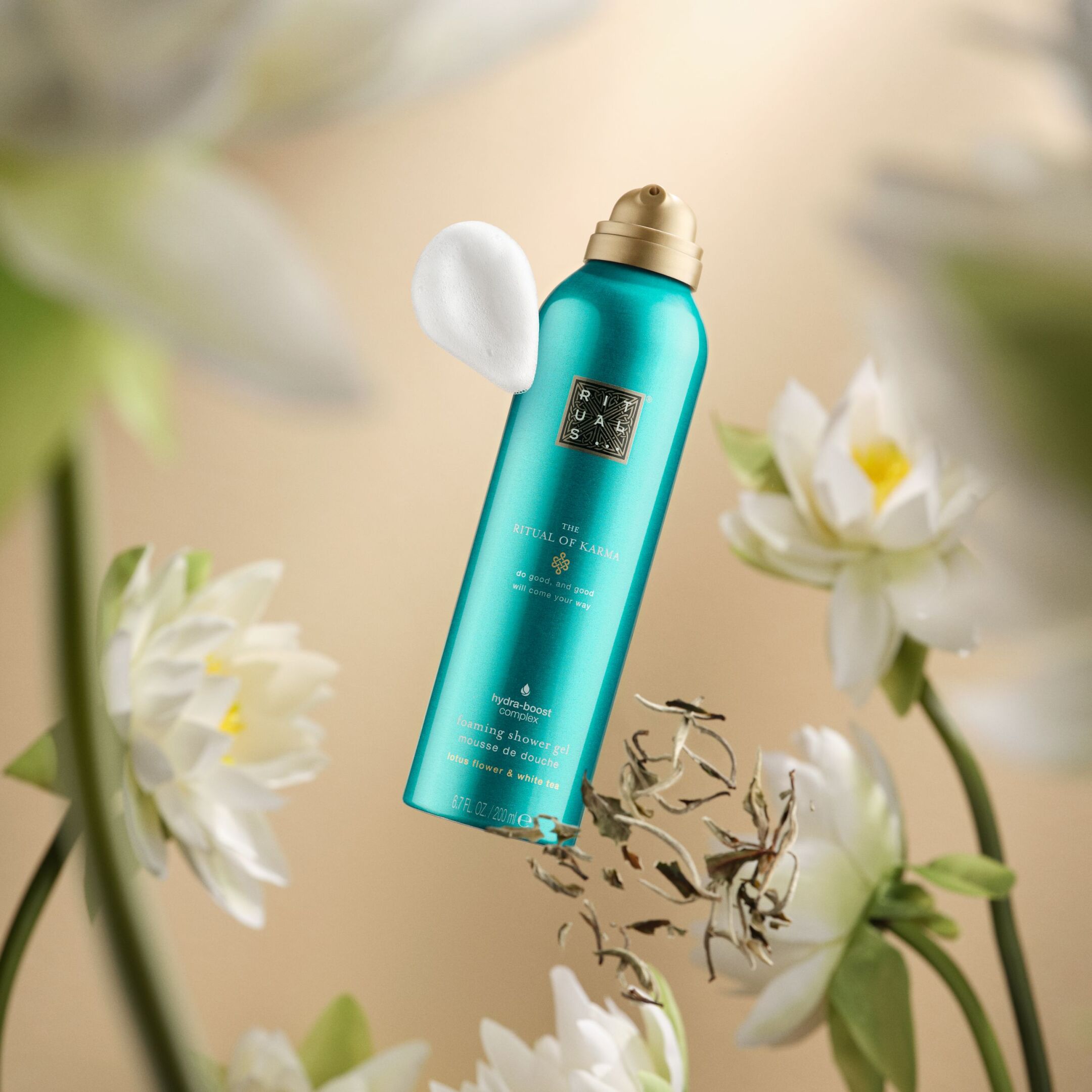 THE RITUAL OF KARMA FOAMING SHOWER GEL 1