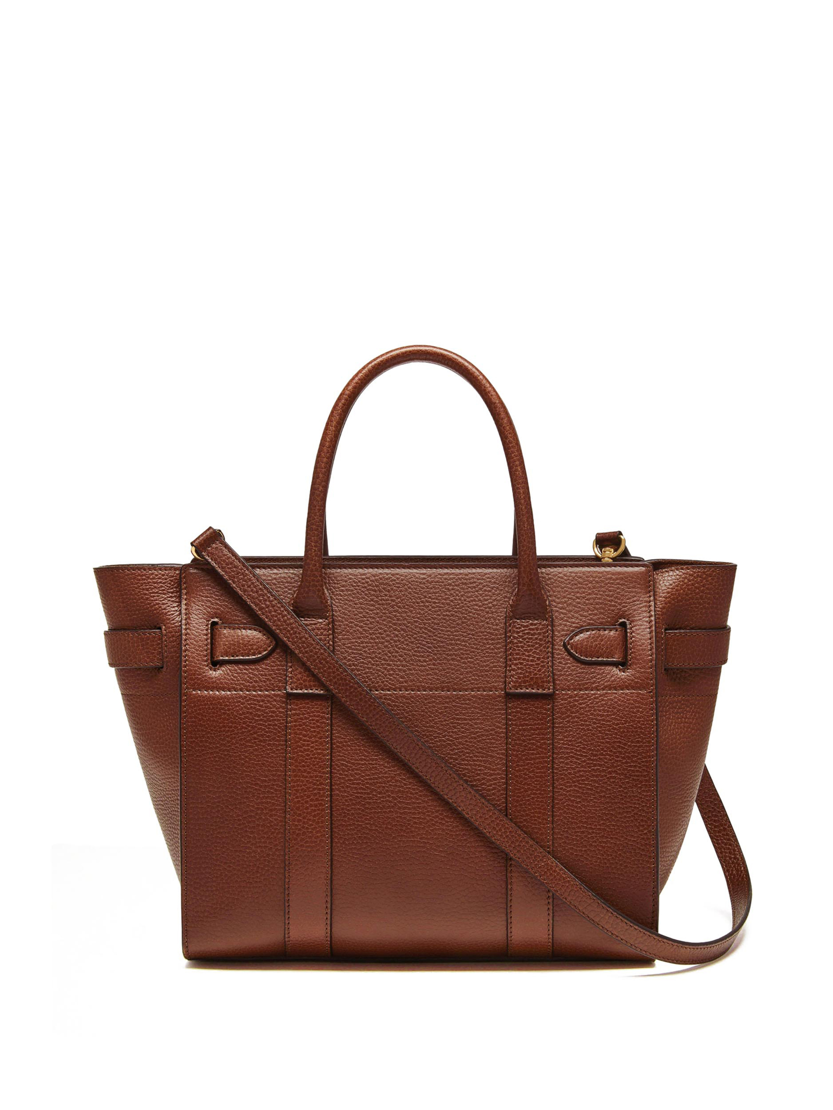 ΓΥΝΑΙΚΕΙΑ ΔΕΡΜΑΤΙΝΗ ΤΣΑΝΤΑ ΧΕΙΡΟΣ SMALL ZIPPED BAYSWATER 3