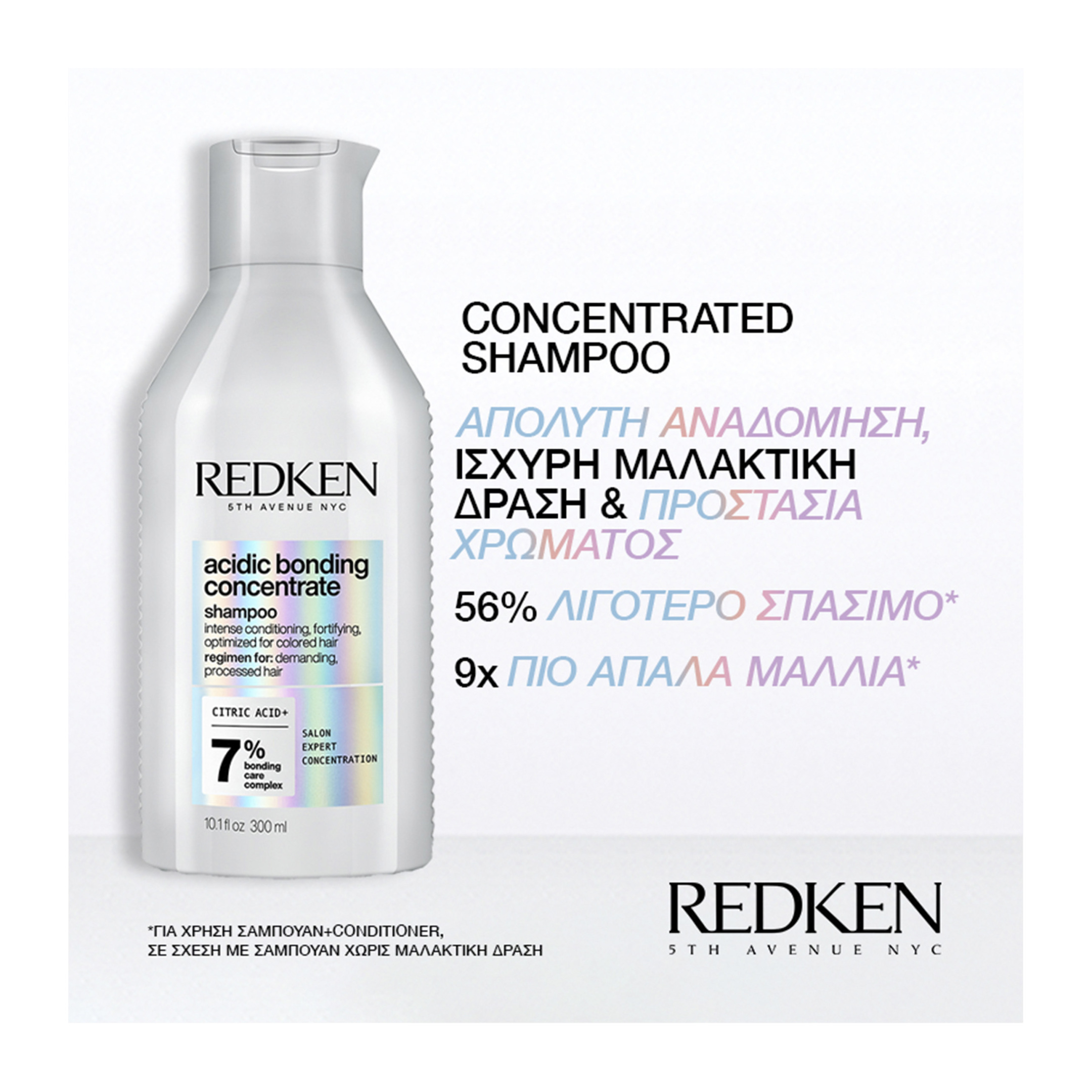 ACIDIC BONDING CONCENTRATE ΣΑΜΠΟΥΑΝ ΓΙΑ ΞΗΡΑ ΤΑΛΑΙΠΩΡΗΜΕΝΑ & ΒΑΜΜΕΝΑ ΜΑΛΛΙΑ 5