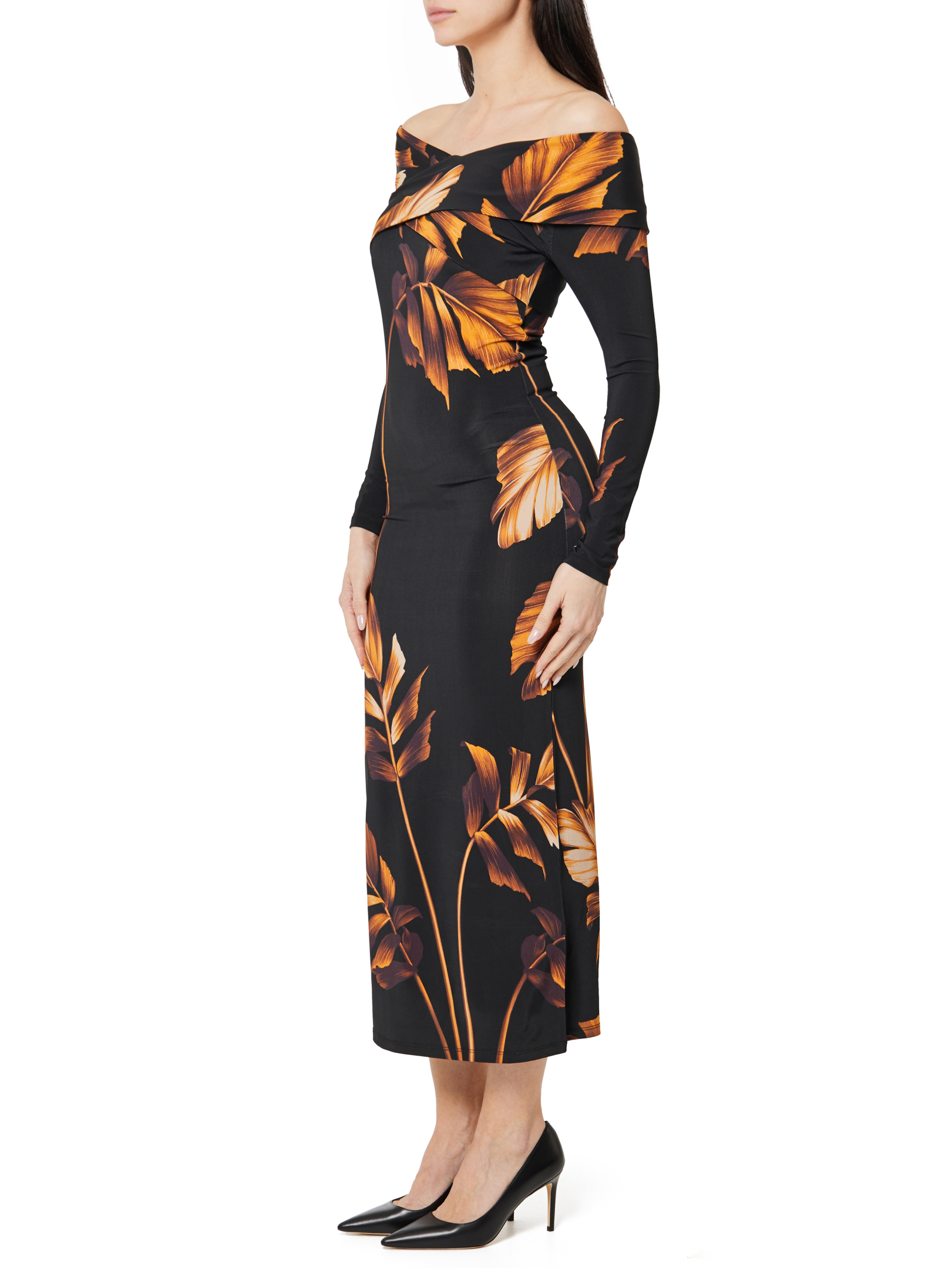 ΜΙΝΤΙ OFF SHOULDER ΦΟΡΕΜΑ JOSEFEN BARDOT 1