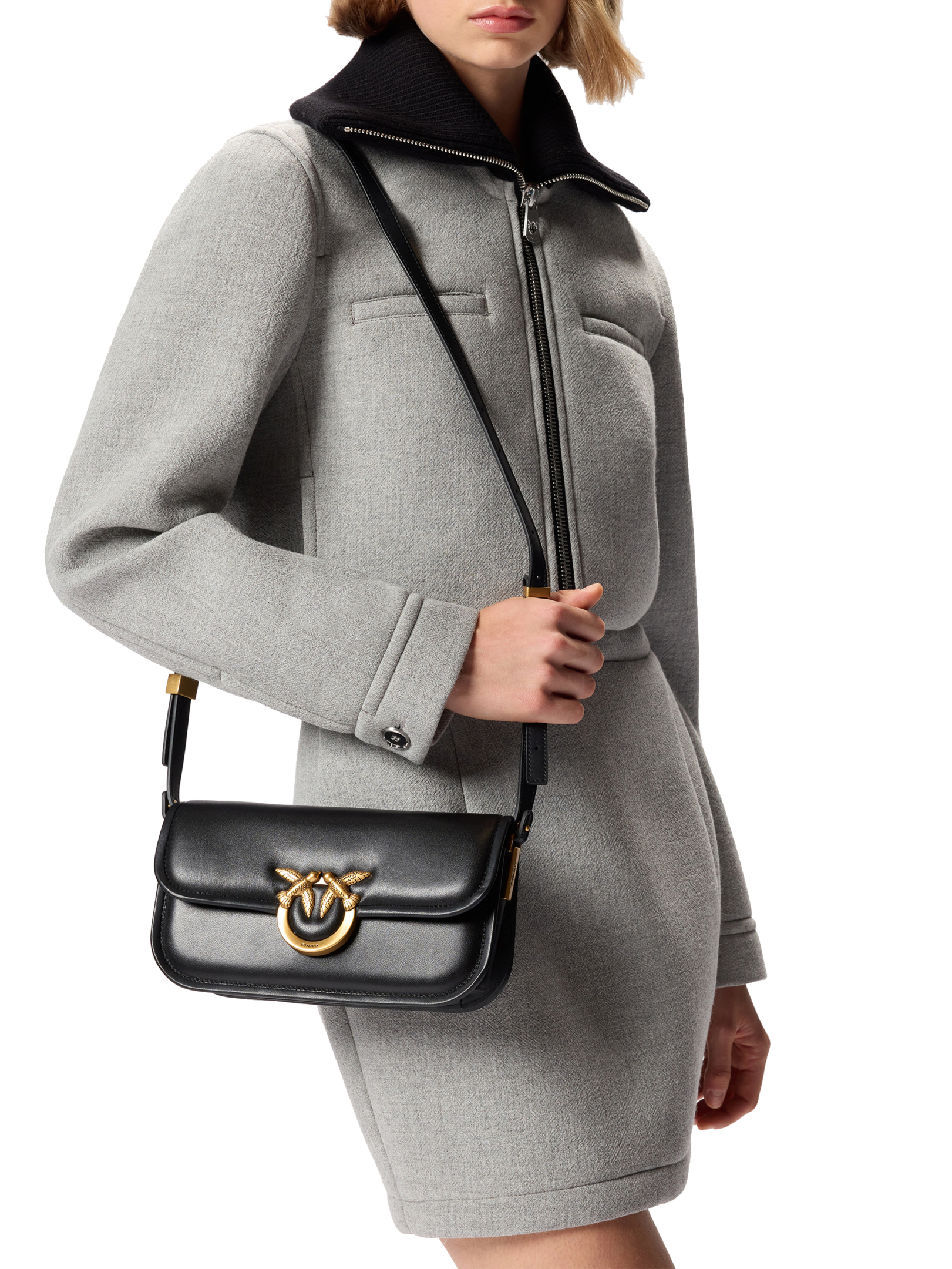 ΓΥΝΑΙΚΕΙΑ ΔΕΡΜΑΤΙΝΗ ΤΣΑΝΤΑ ΧΙΑΣΤΙ LOVE BOX BAGUETTE  3