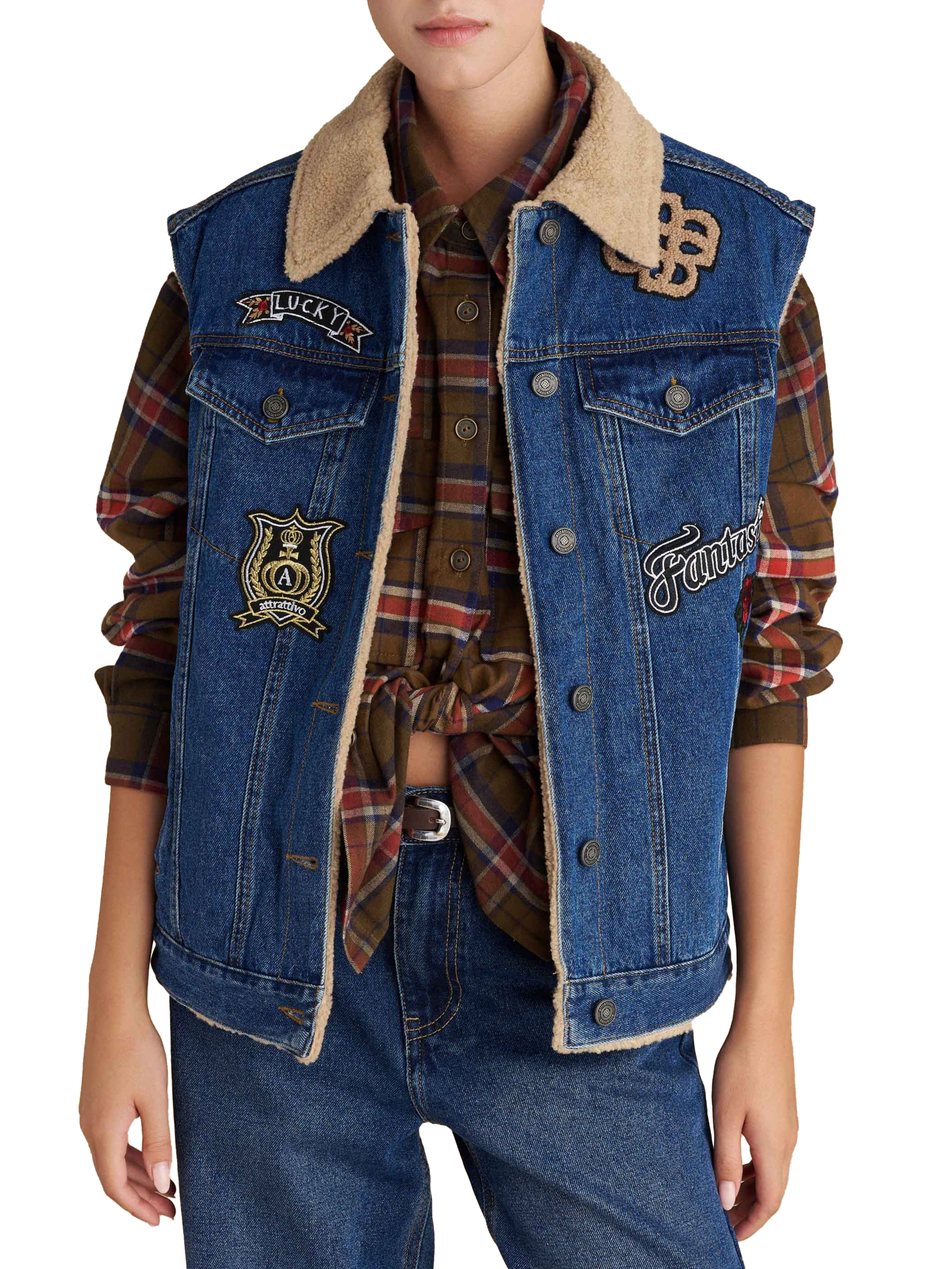 ΓΥΝΑΙΚΕΙΟ DENIM ΓΙΛΕΚΟ  1