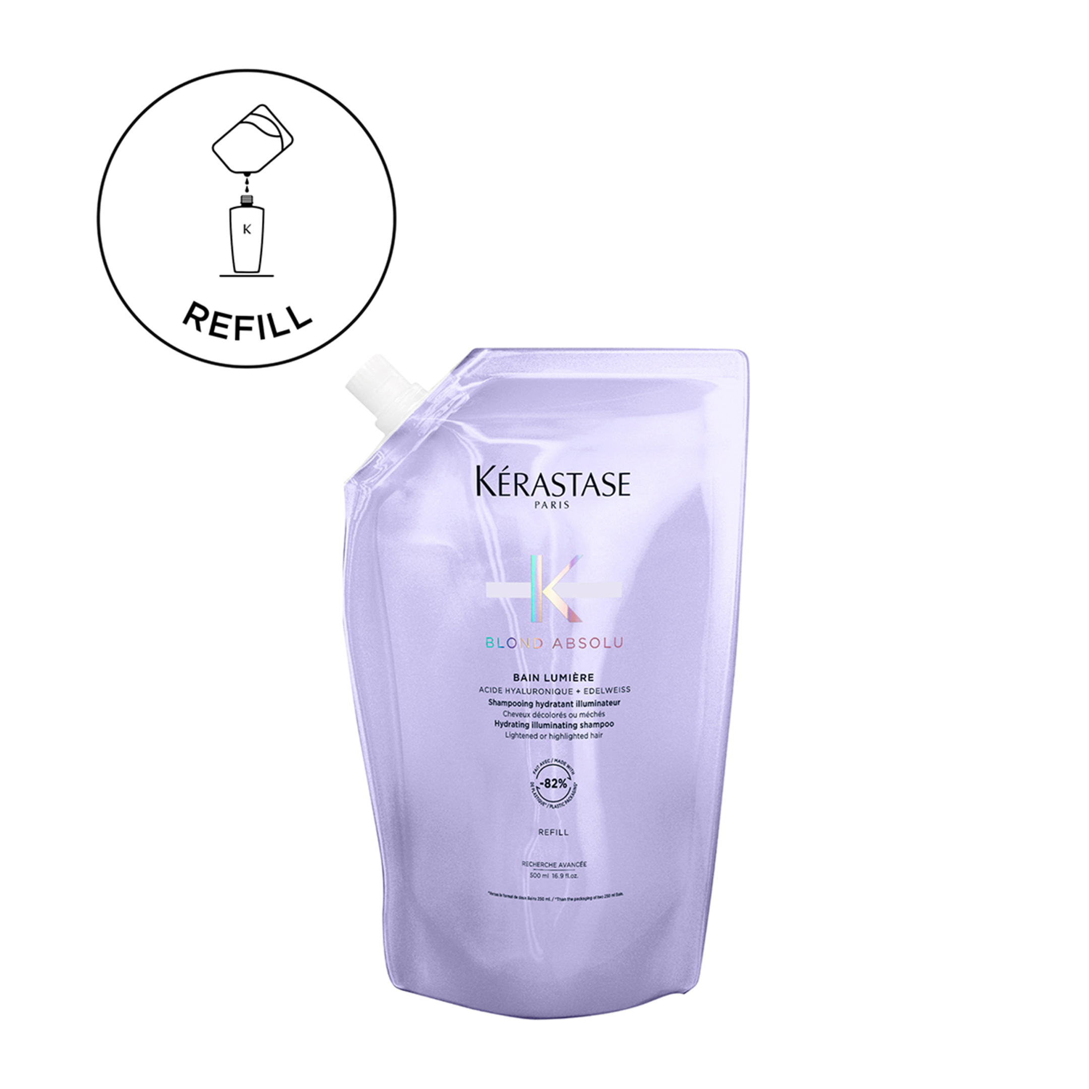 BLOND ABSOLU REFILL ΣΑΜΠΟΥΑΝ BAIN LUMIERE ΓΙΑ ΣΥΝΤΗΡΗΣΗ ΤΩΝ ΞΑΝΘΩΝ ΒΑΜΜΕΝΩΝ ΜΑΛΛΙΩΝ 0