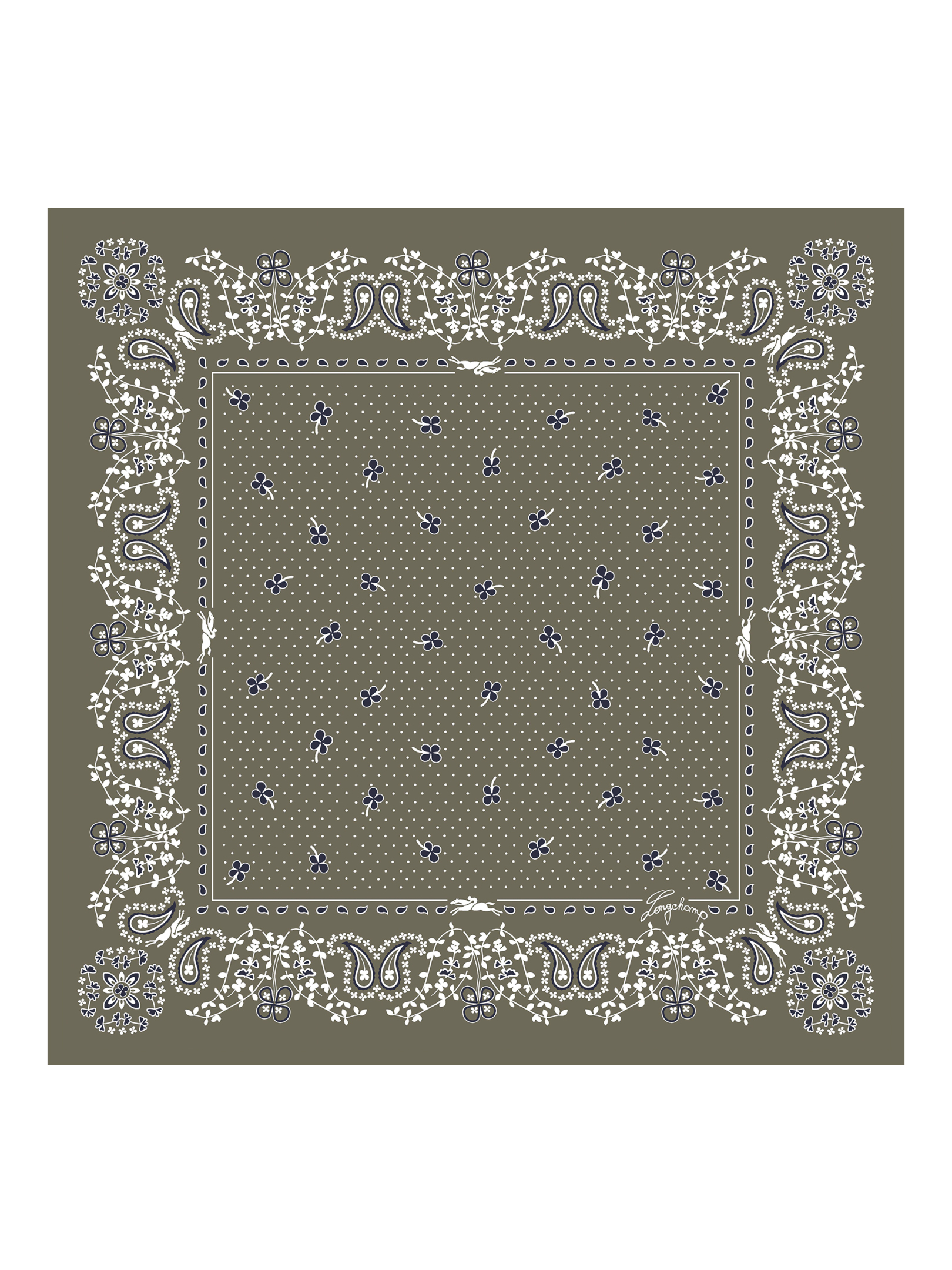 ΓΥΝΑΙΚΕΙΟ ΦΟΥΛΑΡΙ FRENCH BANDANA SILK SCARF 50 0