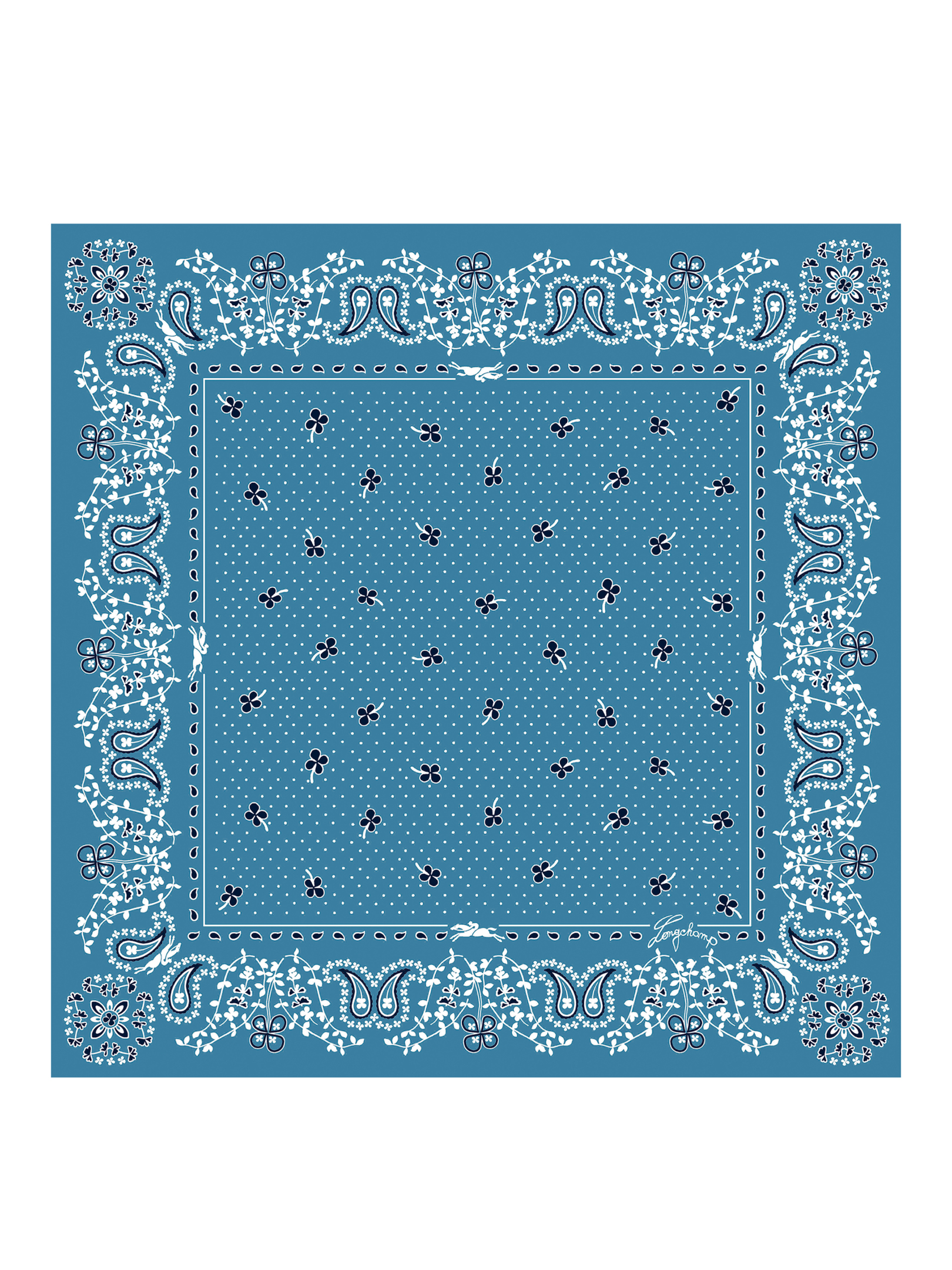 ΓΥΝΑΙΚΕΙΟ ΦΟΥΛΑΡΙ FRENCH BANDANA SILK SCARF 50 1