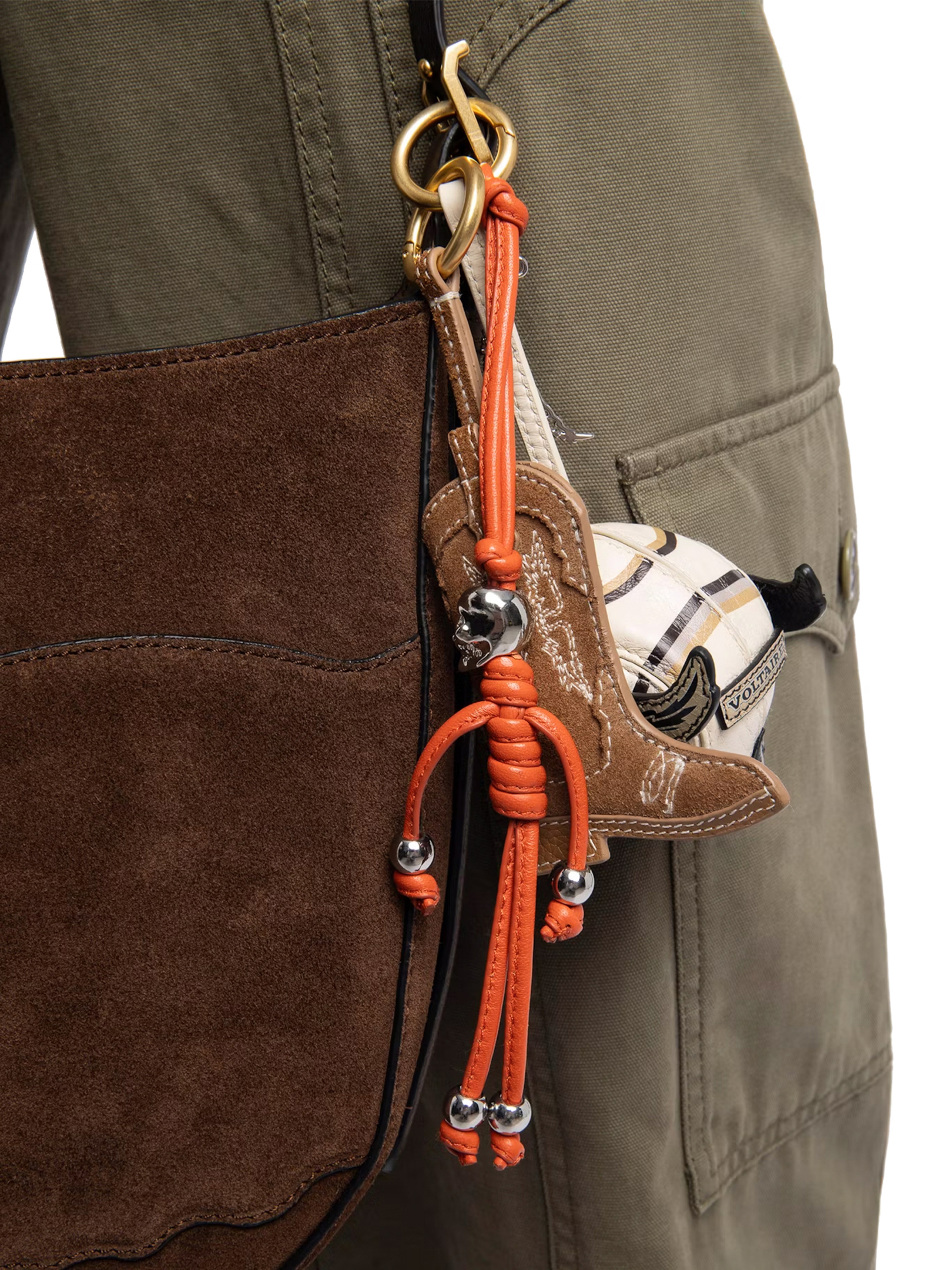 ΓΥΝΑΙΚΕΙΟ ΔΕΡΜΑΤΙΝΟ ΜΠΡΕΛΟΚ ΤΣΑΝΤΑΣ SKULL 1