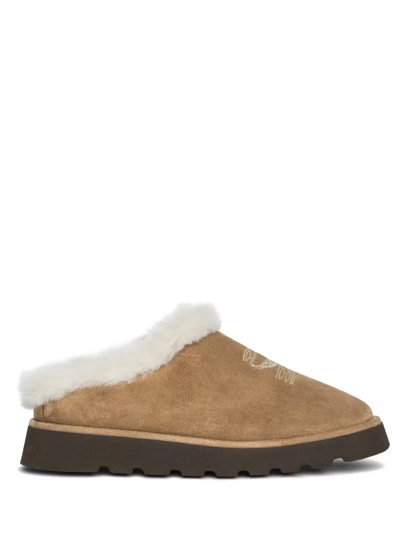 ΓΥΝΑΙΚΕΙΑ SUEDE MULES TEDDY SHEARLING 0