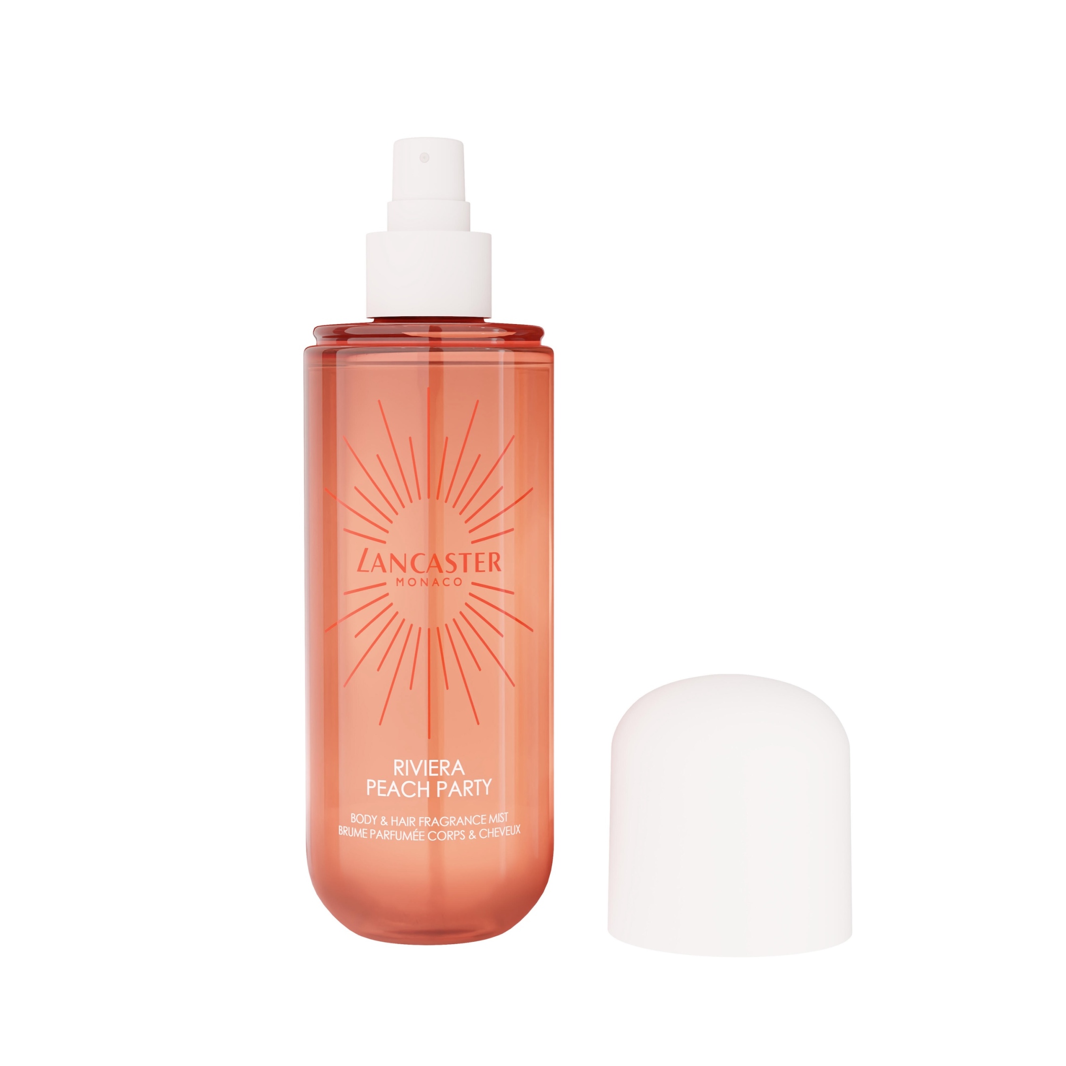 LANCASTER RIVIERA PEACH PARTY BODY & HAIR FRAGRANCE MIST 1