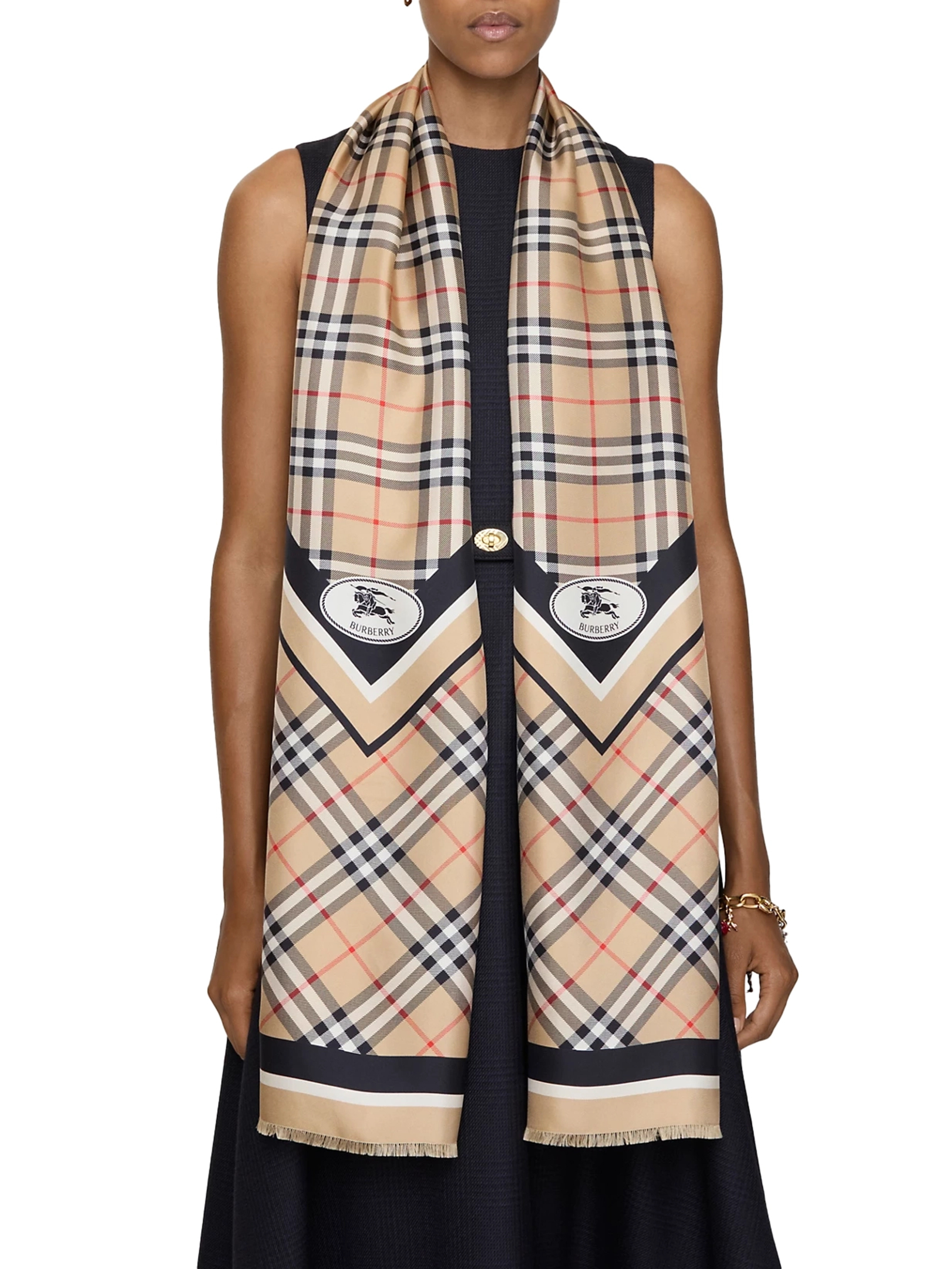 ΓΥΝΑΙΚΕΙΟ ΦΟΥΛΑΡΙ CHECK KNIGHT STAMP 2