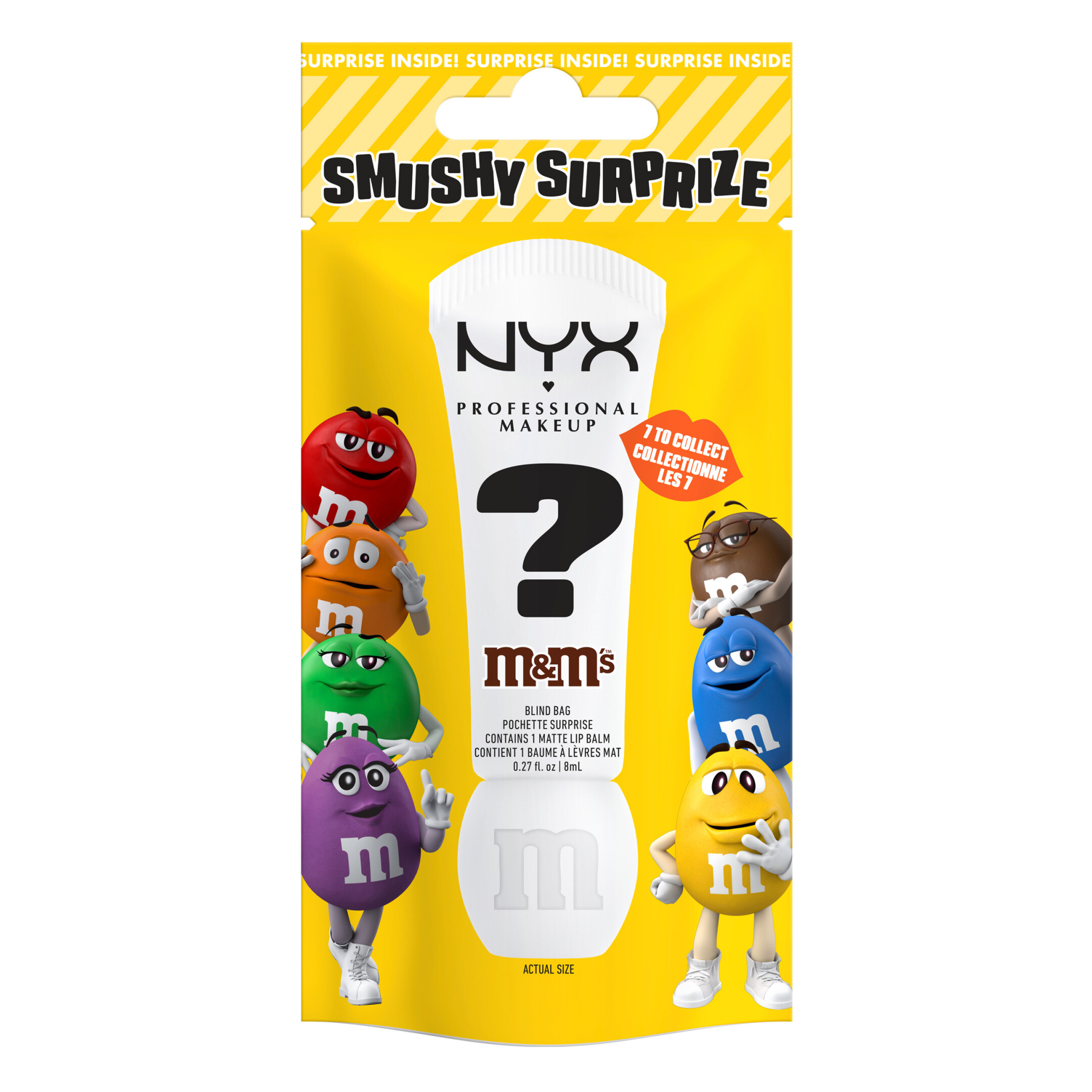 M&M'S SMUSHY SURPRIZE MATTE LIP BALM BLIND BAG 0