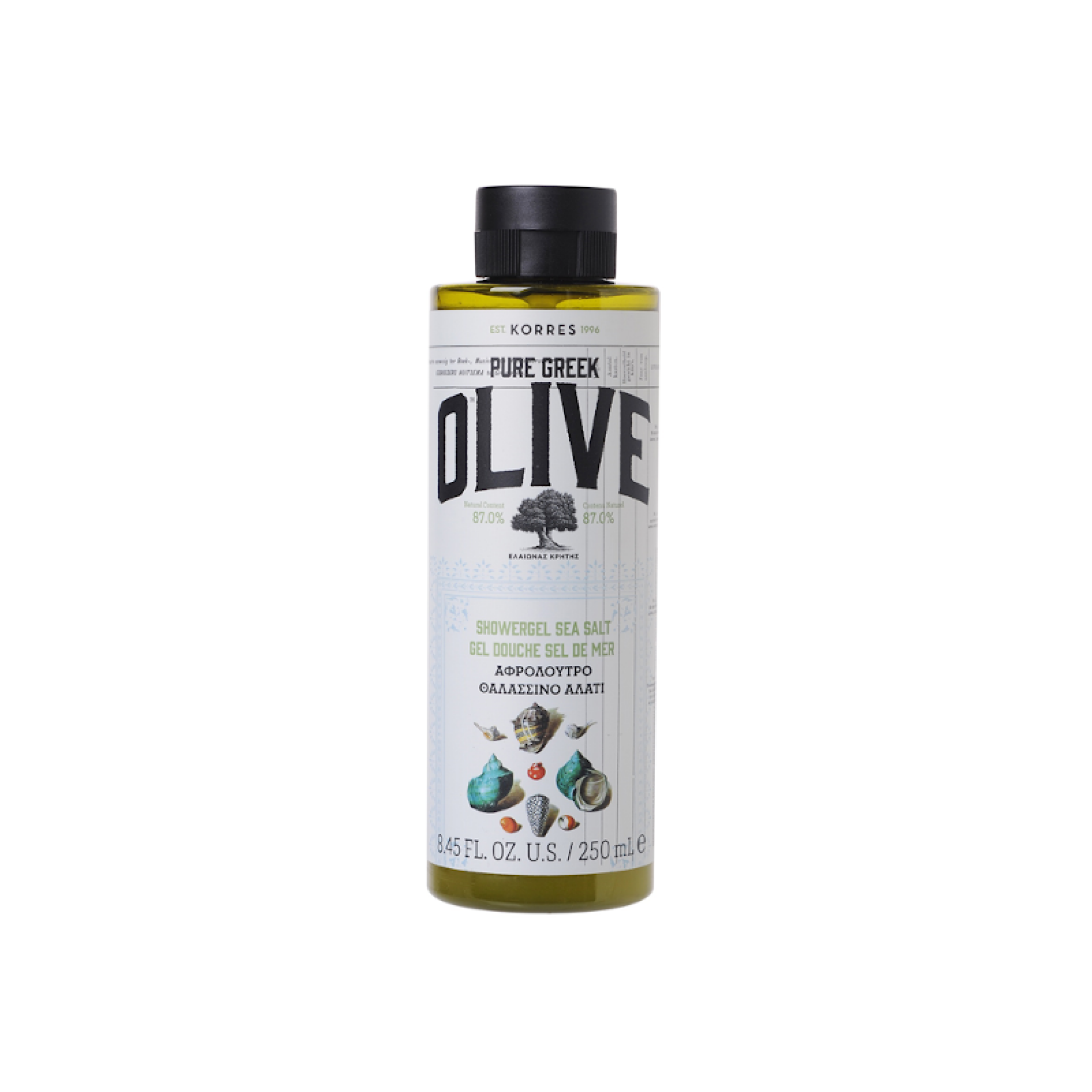 PURE GREEK OLIVE ΑΦΡΟΛΟΥΤΡΟ ΜΕ ΘΑΛΑΣΣΙΝΟ ΑΛΑΤΙ  0