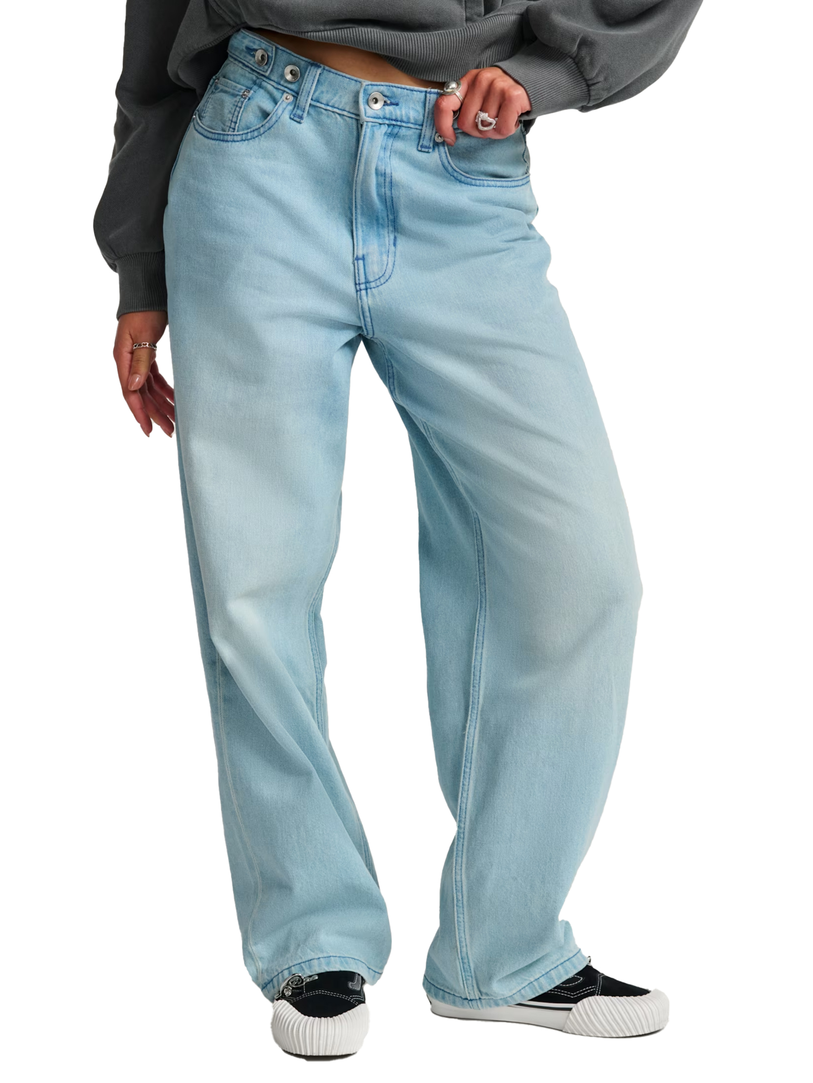 ΓΥΝΑΙΚΕΙΟ DENIM ΠΑΝΤΕΛΟΝΙ CINCHED CHECK 5 1