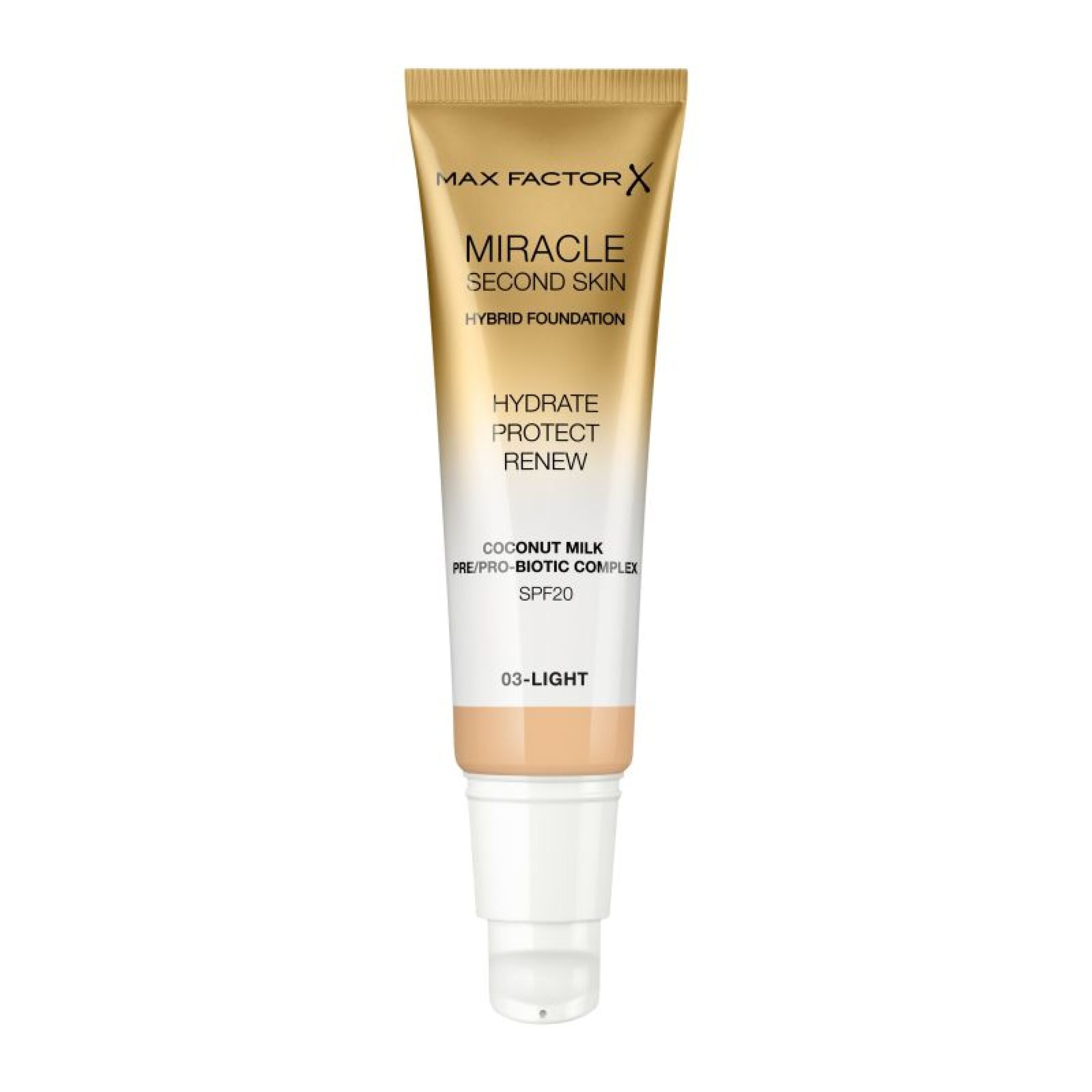 MIRACLE SECOND SKIN HYBRID FOUNDATION 1