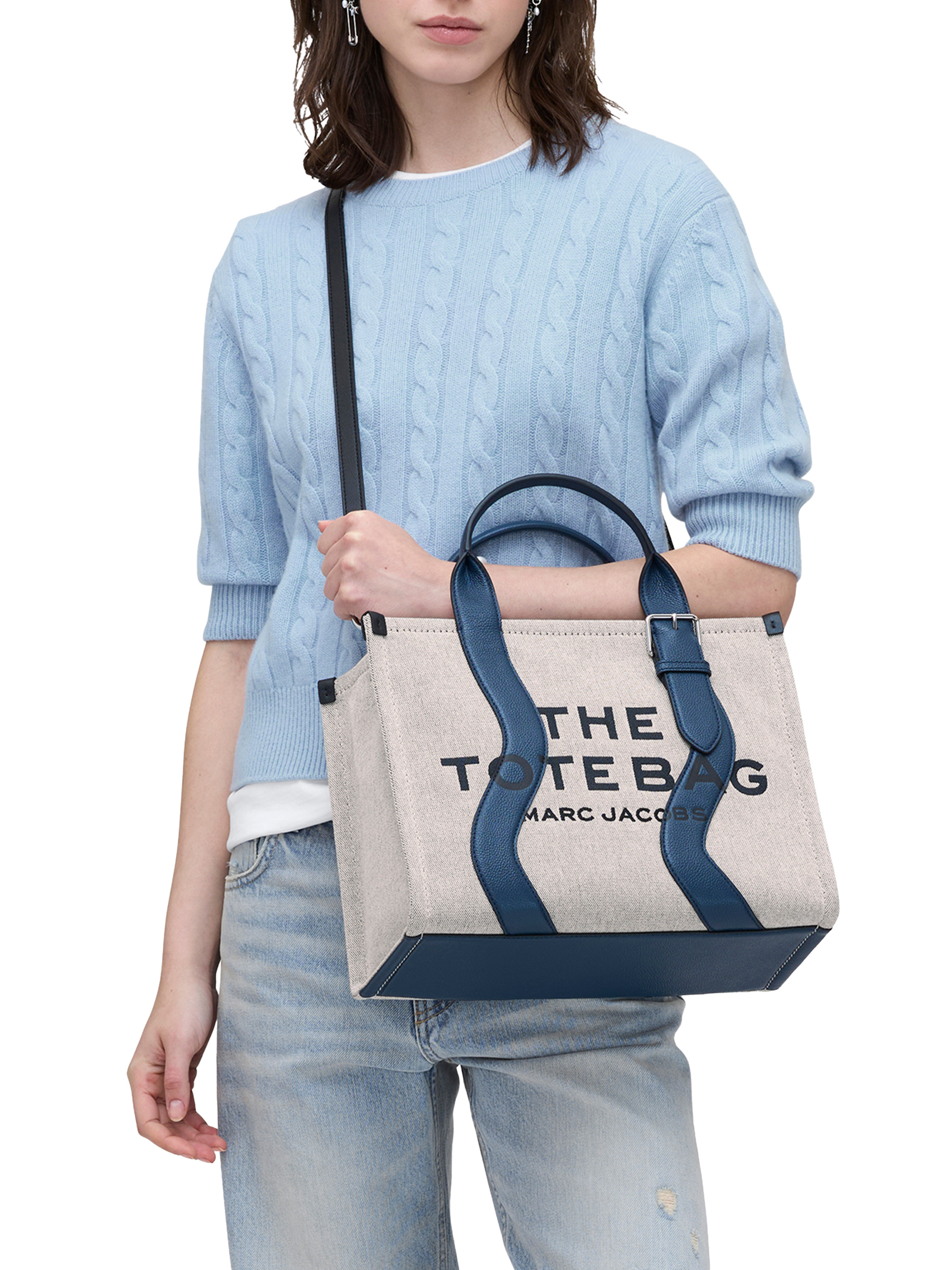 ΓΥΝΑΙΚΕΙΑ ΤΣΑΝΤΑ ΧΕΙΡΟΣ THE WAVY CANVAS MEDIUM TOTE BAG 2