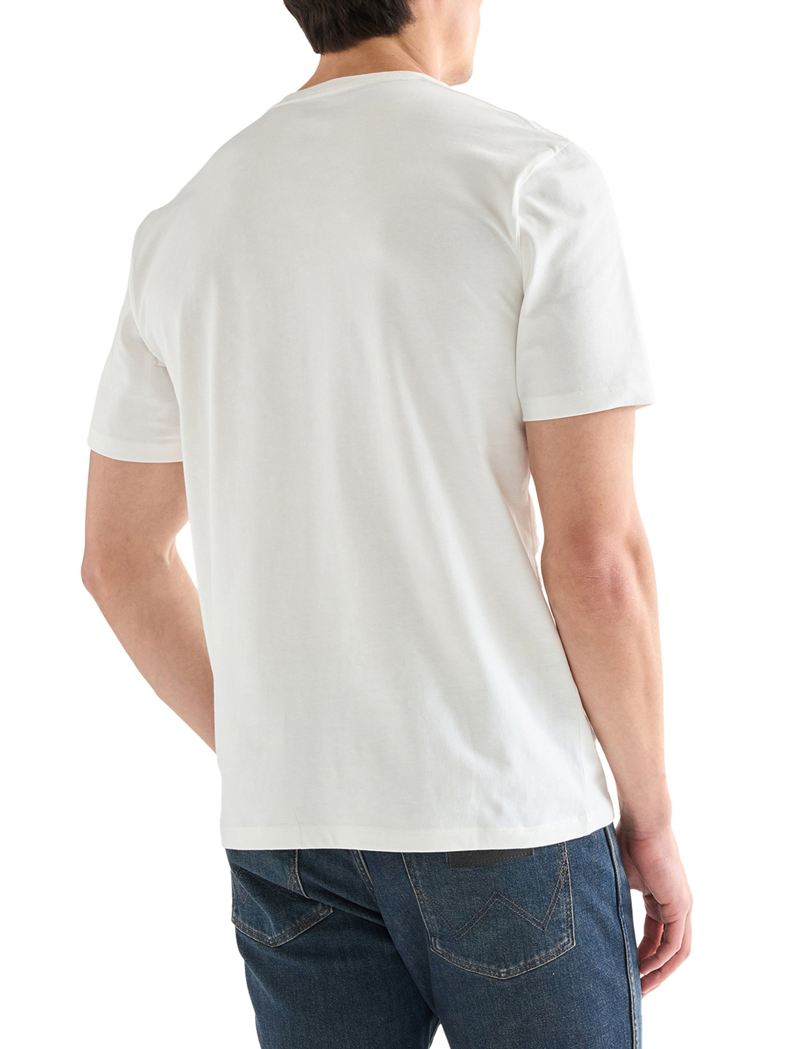 AMERICANA TEE WORN WHITE 2