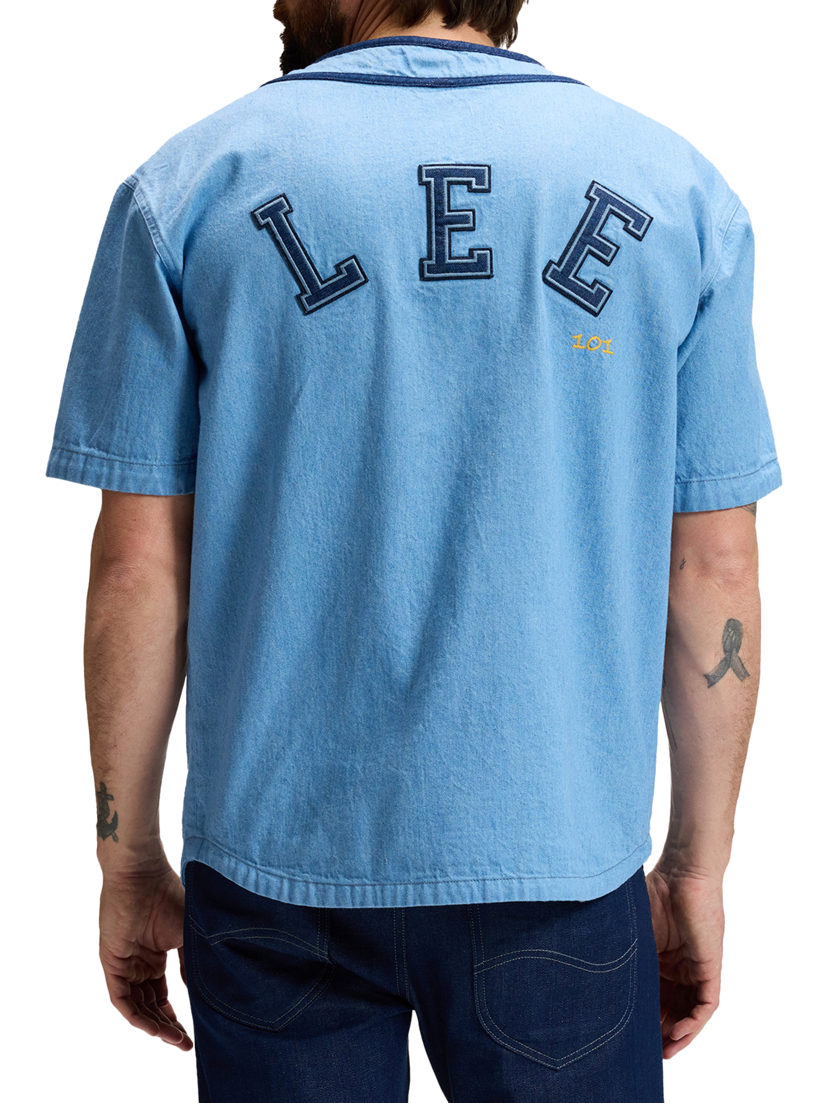 ΑΝΔΡΙΚΟ DENIM ΠΟΥΚΑΜΙΣΟ 101 BASEBALL 2