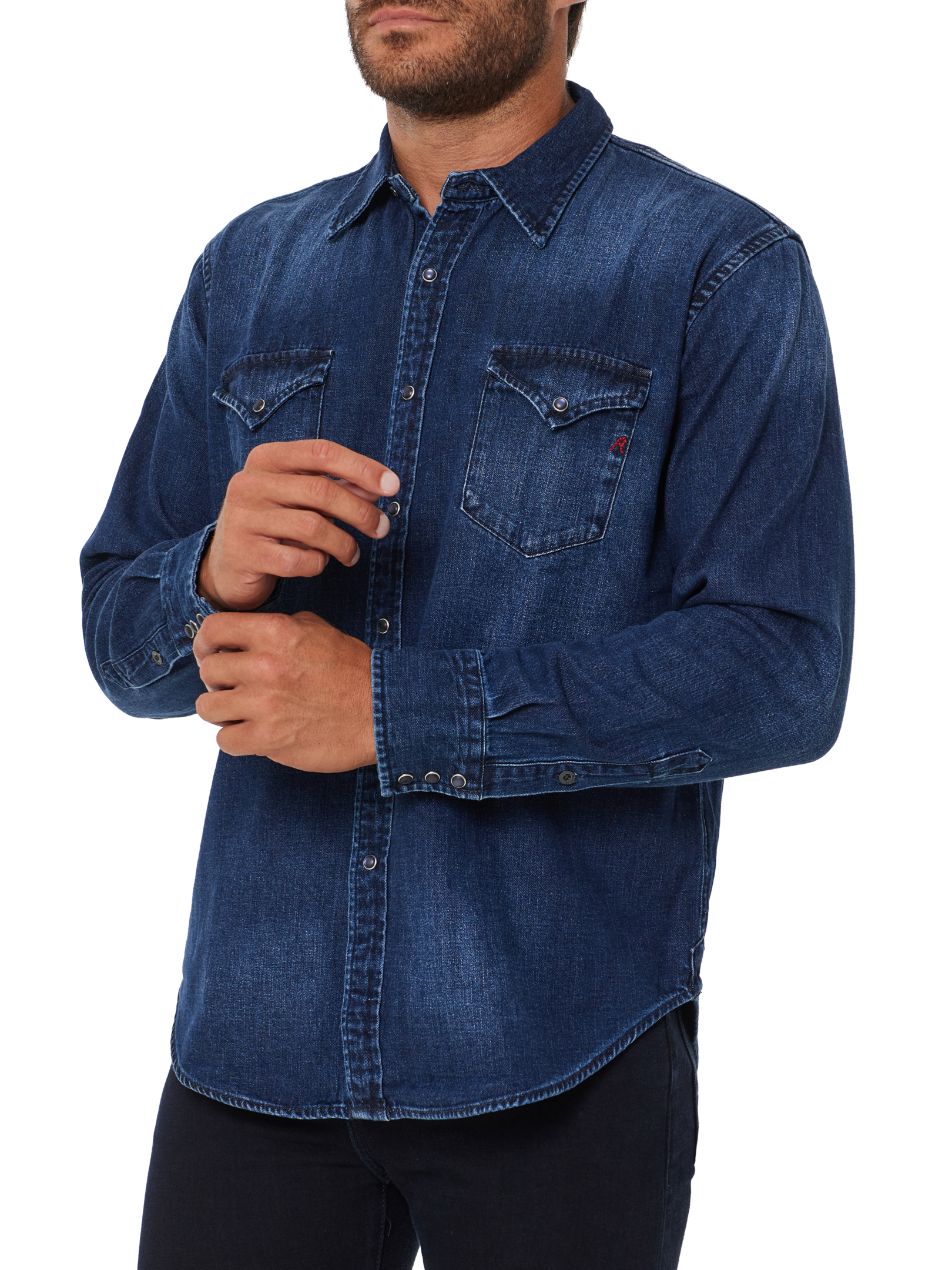 ΑΝΔΡΙΚΟ DENIM ΠΟΥΚΑΜΙΣΟ 1