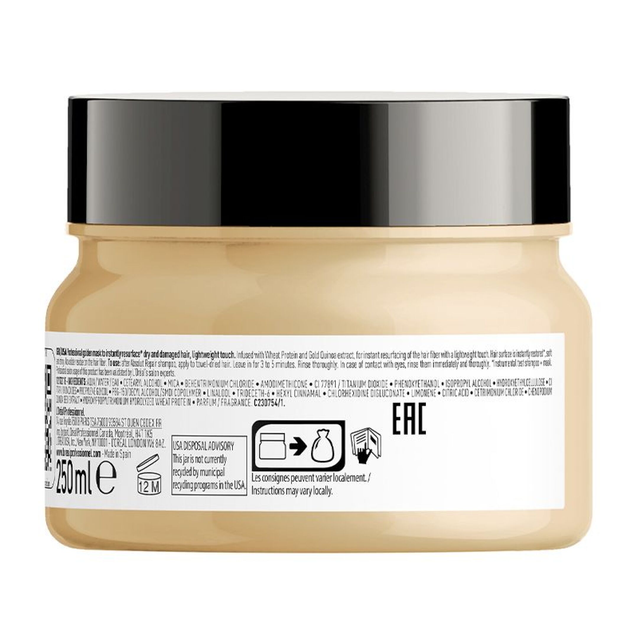 SERIE EXPERT ABSOLUT REPAIR ΧΡΥΣΗ ΜΑΣΚΑ ΓΙΑ ΤΑΛΑΙΠΩΡΗΜΕΝΑ ΜΑΛΛΙΑ 6