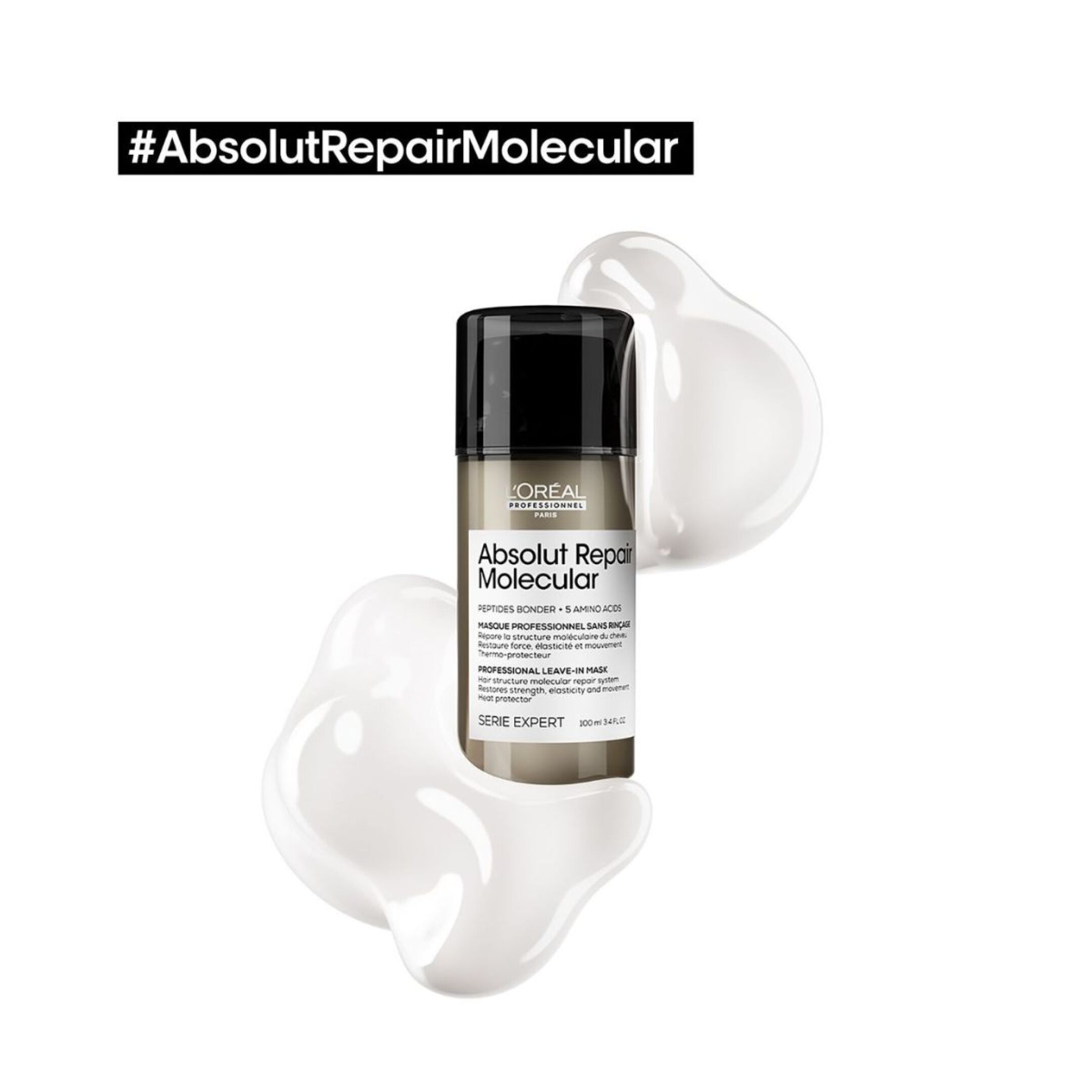 ABSOLUT REPAIR MOLECULAR LEAVE-IN ΜΑΣΚΑ ΜΟΡΙΑΚΗΣ ΕΠΑΝΟΡΘΩΣΗΣ ΓΙΑ ΤΑΛΑΙΠΩΡΗΜΕΝΑ ΜΑΛΛΙΑ 10