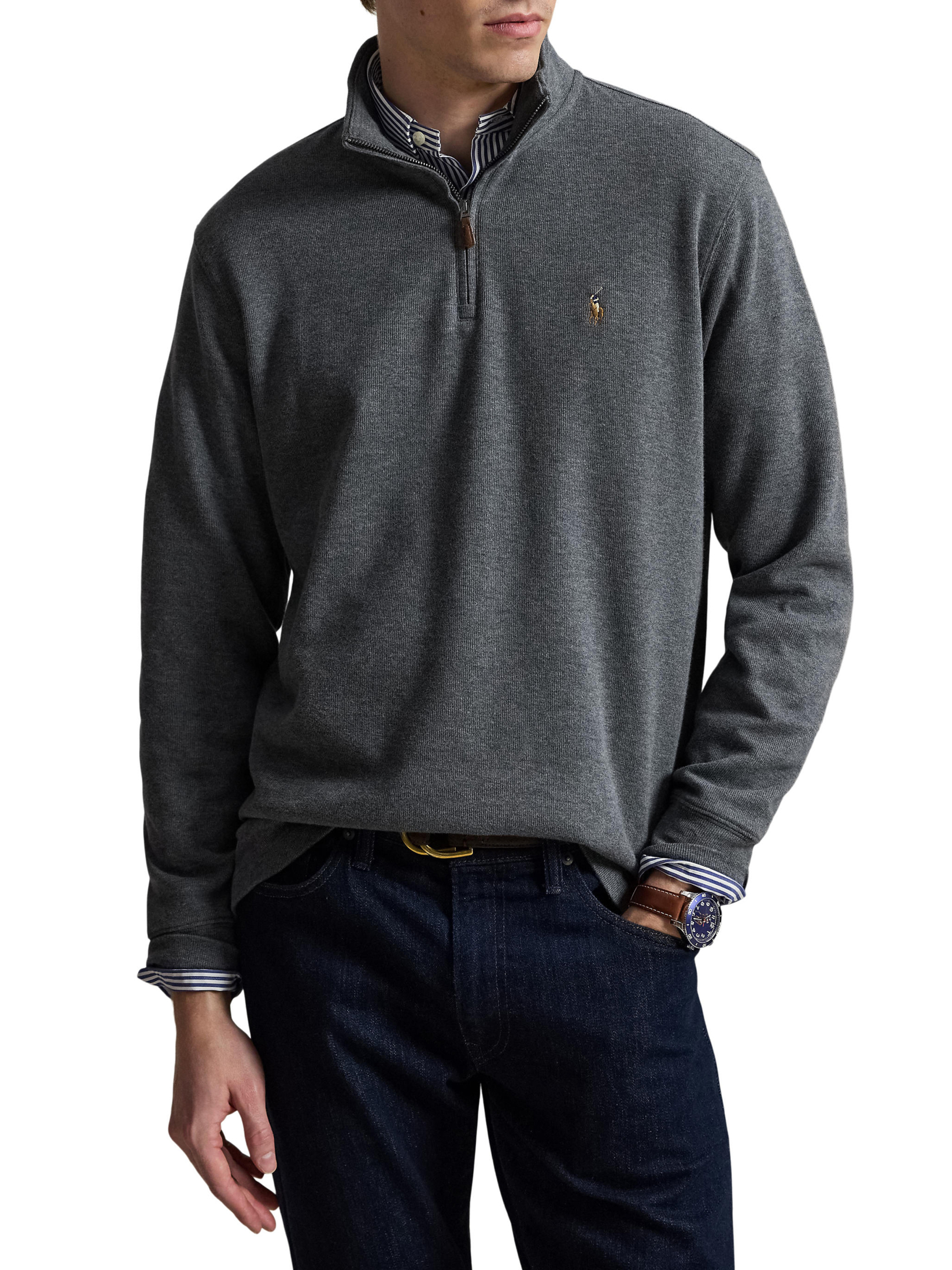 ΑΝΔΡΙΚΟ ΠΟΥΛΟΒΕΡ HALF-ZIP  1