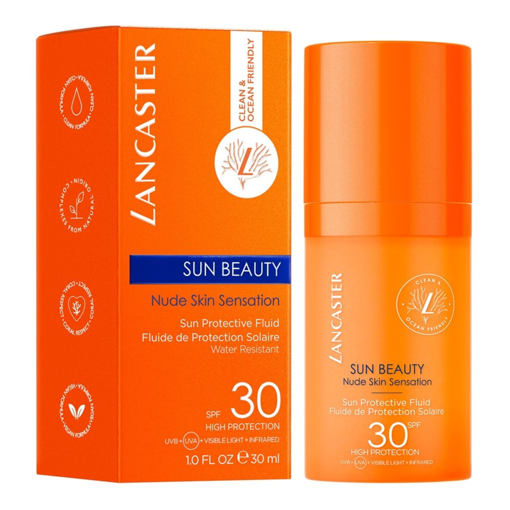 LANCASTER SUN BEAUTY SUN PROTECTIVE FACE FLUID SPF30 17