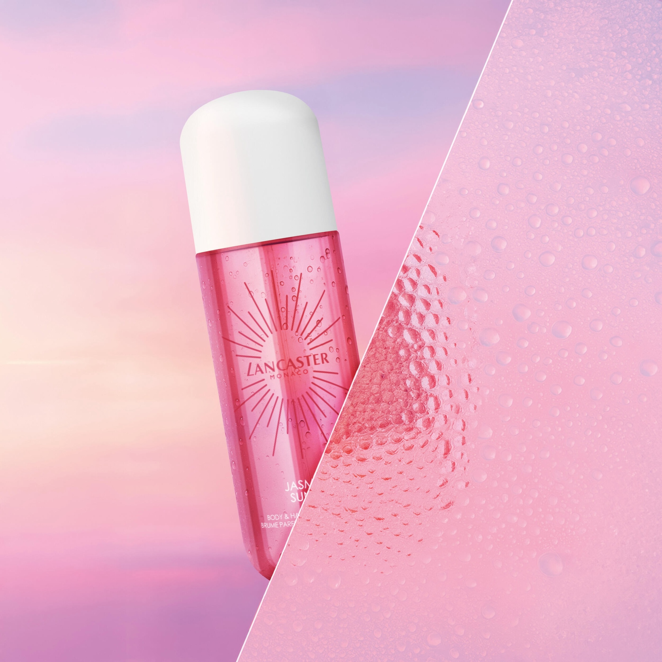LANCASTER JASMINE SUNSET BODY & HAIR FRAGRANCE MIST 236ML 4