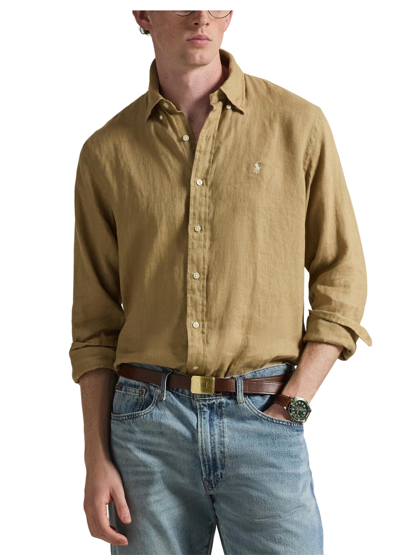 ΑΝΔΡΙΚΟ ΛΙΝΟ ΠΟΥΚΑΜΙΣΟ 1