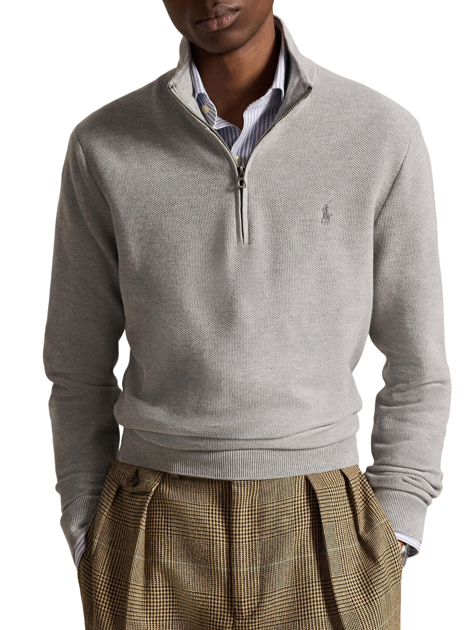 ΑΝΔΡΙΚΟ ΠΟΥΛΟΒΕΡ HALF-ZIP  1