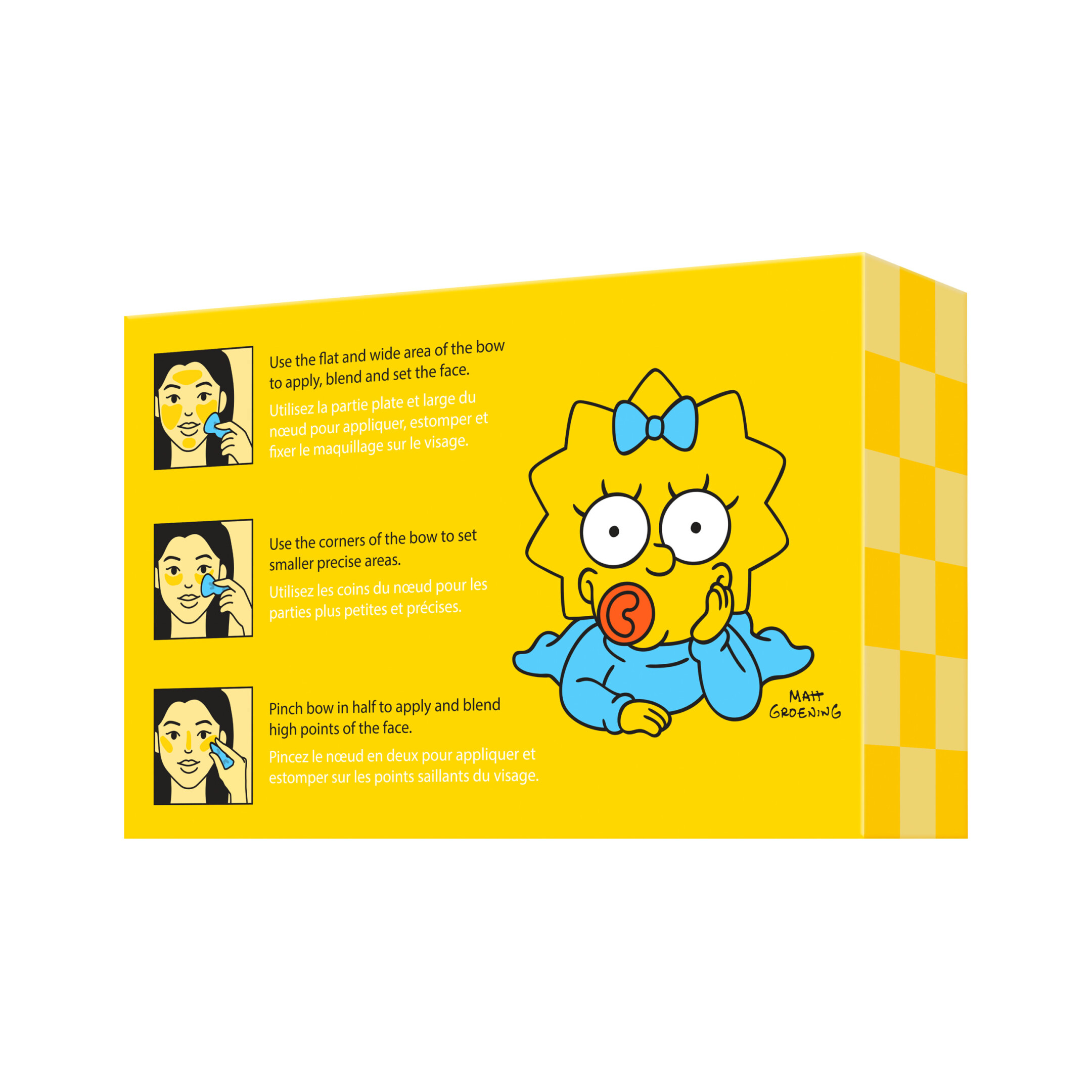 SIMPSONS MAGGIE SIMPSON BOW MAKEUP SPONGE 1