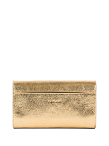 ΓΥΝΑΙΚΕΙΟ ΔΕΡΜΑΤΙΝΟ CLUTCH | Χρυσό