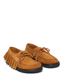 ΓΥΝΑΙΚΕΙΟ SUEDE LOAFER RUFFLE | Καφέ 604 41