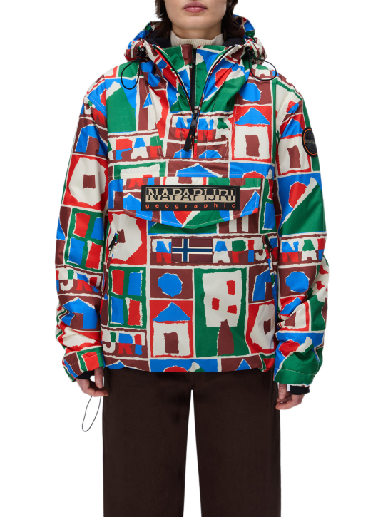 ΑΝΔΡΙΚΟ ΜΠΟΥΦΑΝ RAINFOREST NEXT ALL OVER PRINT ANORAK JACKET 3
