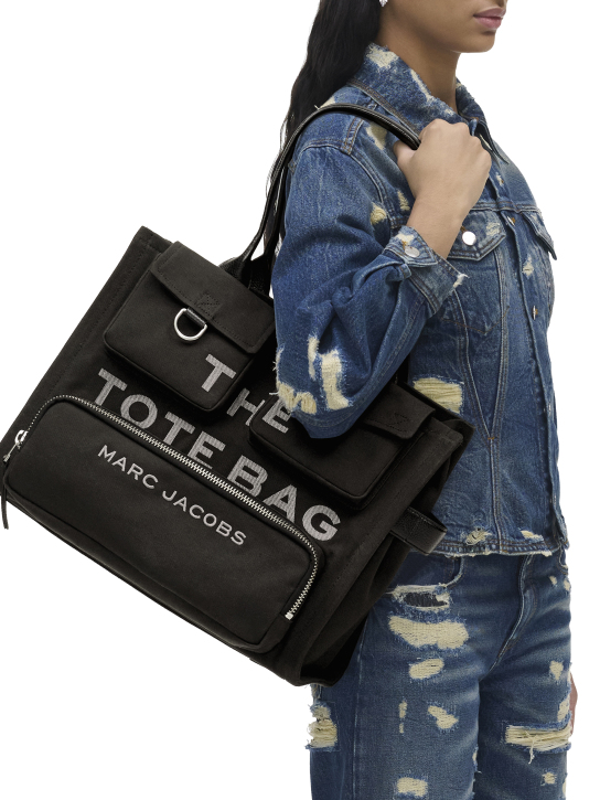 ΓΥΝΑΙΚΕΙΑ CANVAS CARGO ΤΣΑΝΤΑ ΧΕΙΡΟΣ THE LARGE TOTE 4