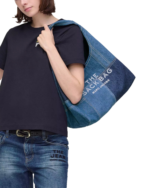 ΓΥΝΑΙΚΕΙΑ ΤΣΑΝΤΑ ΩΜΟΥ THE PATCHWORK DENIM SACK BAG 2