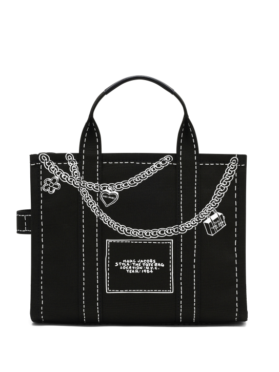 ΓΥΝΑΙΚΕΙΑ ΤΣΑΝΤΑ ΩΜΟΥ THE TROMPE L'OEIL CHARM CANVAS MEDIUM TOTE BAG 1